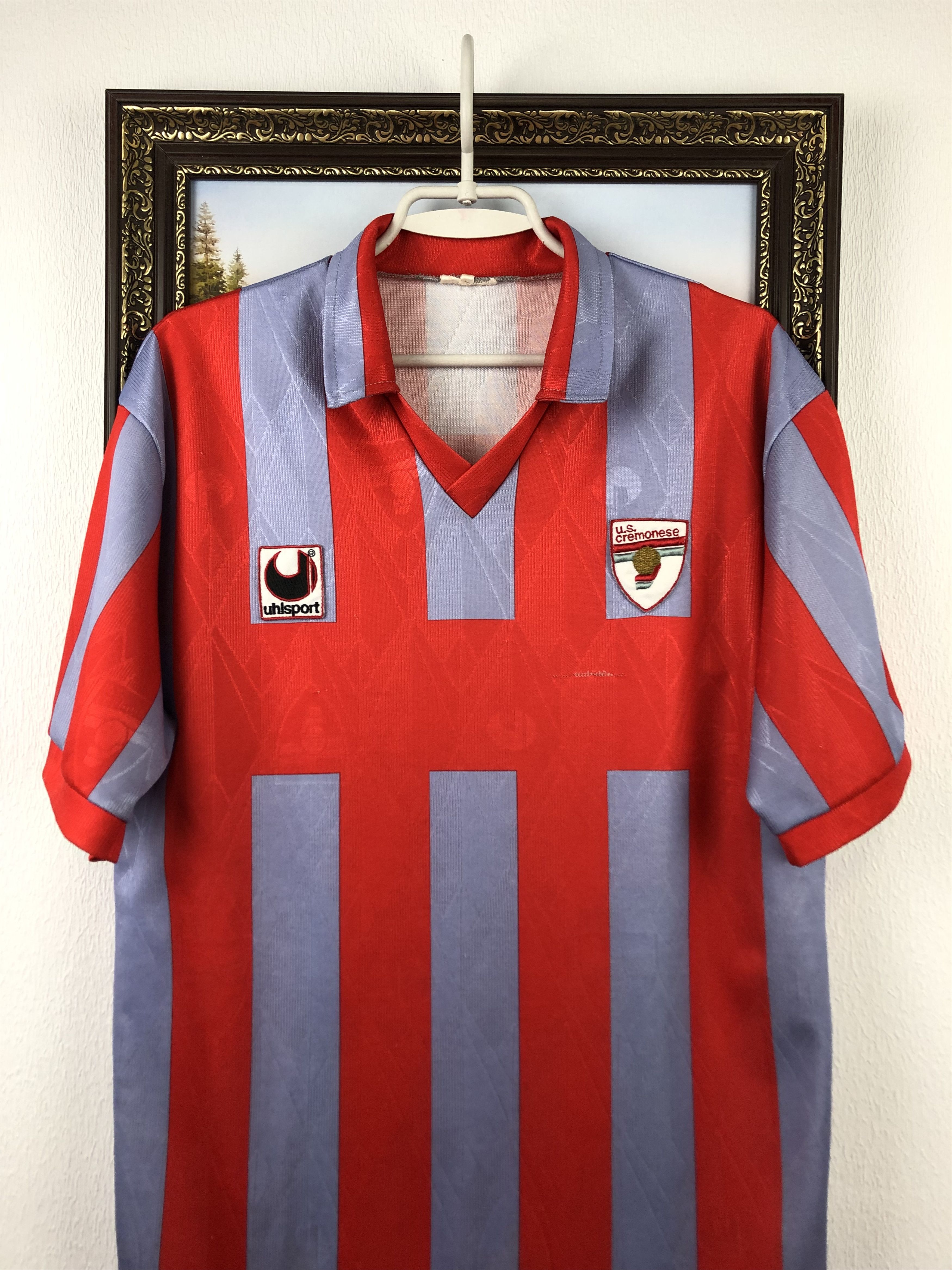 Vintage U.S. Cremonese Home football shirt 1992/1995 Soccer Jersey Size US M / EU 48-50 / 2 - 2 Thumbnail