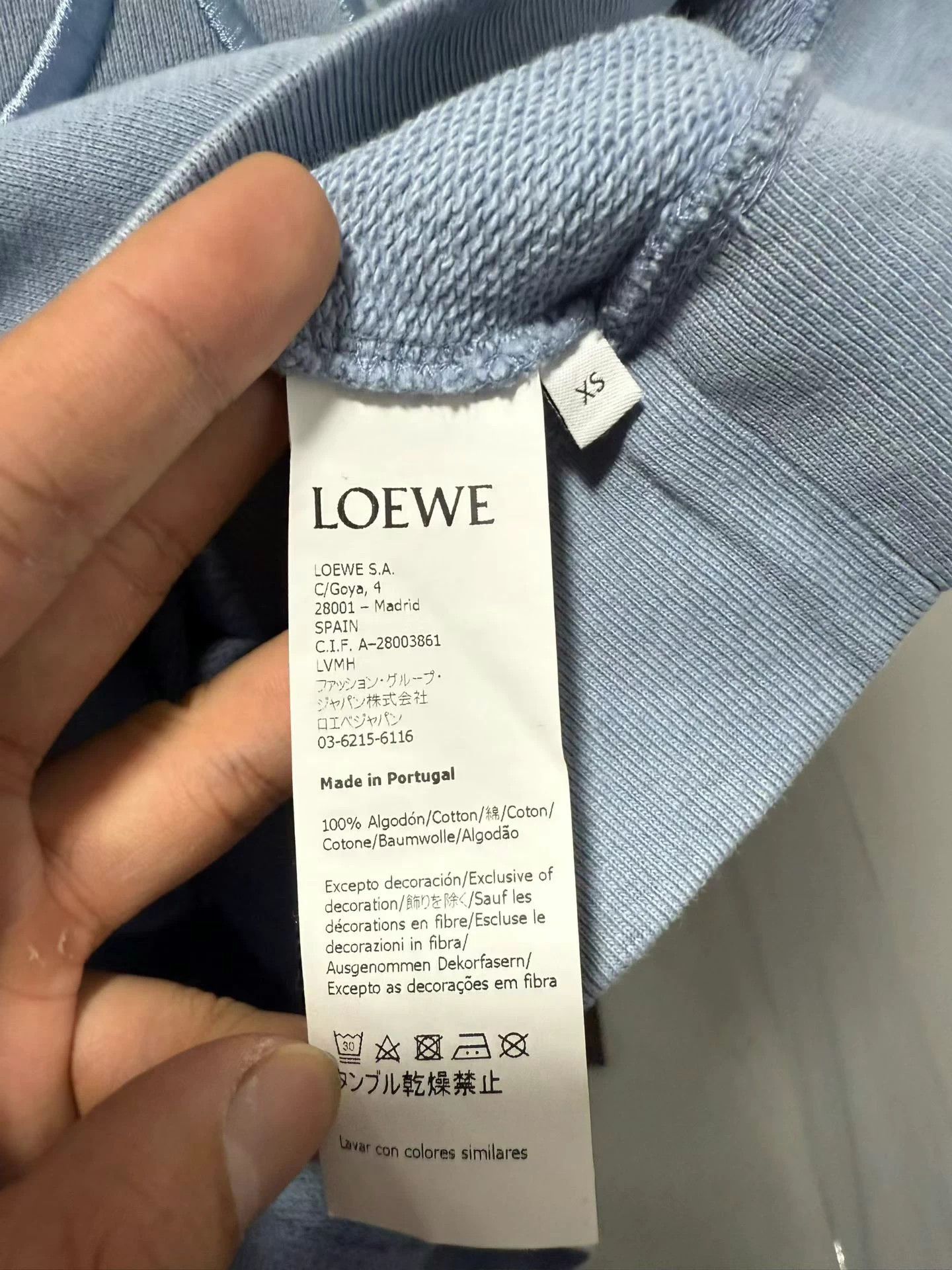 Loewe [95% New] Loewe Embroidered Logo Sweatshirt Size US XS / EU 42 / 0 - 4 Thumbnail