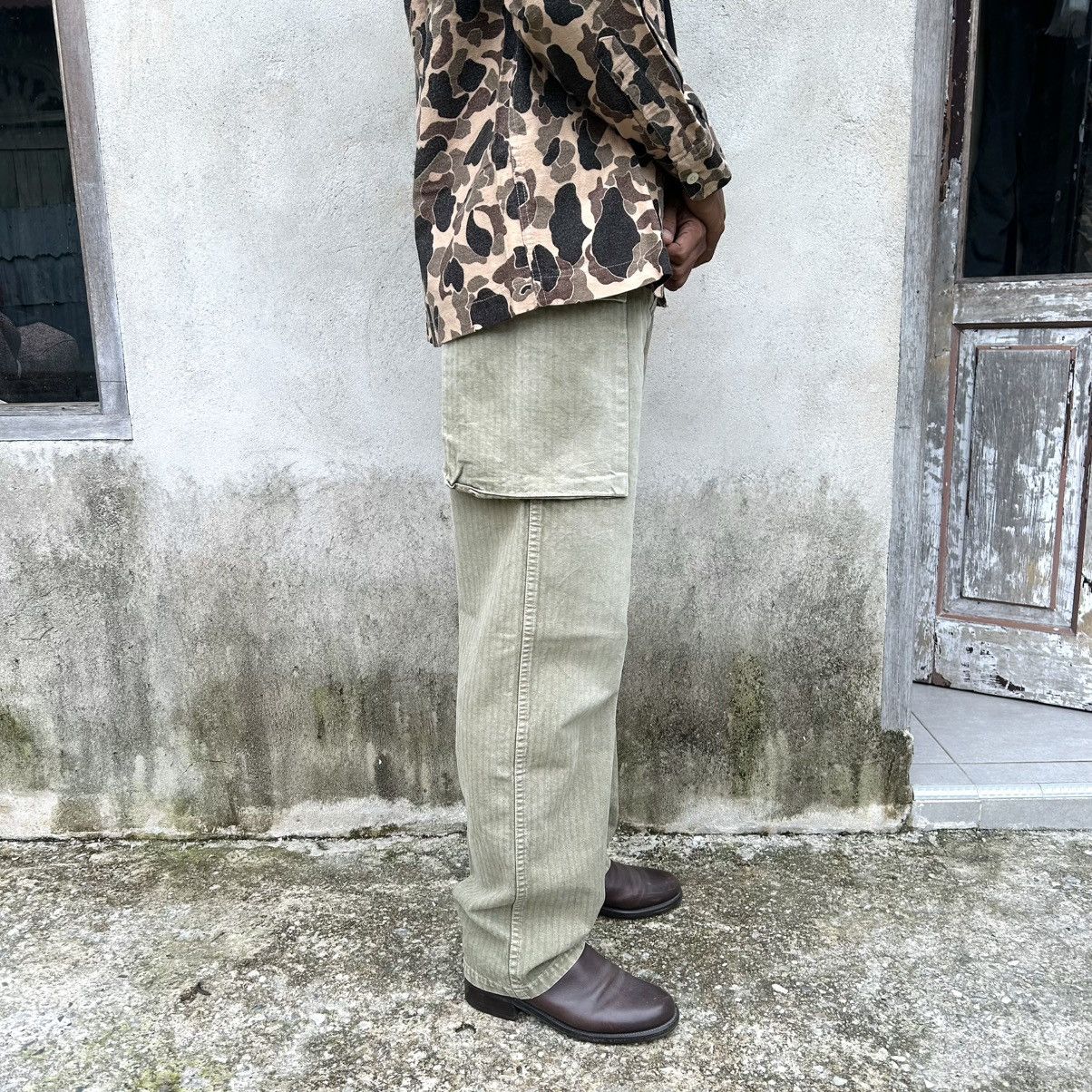 Orslow Vintage Orslow Cargo Pants Olive Green Size US 29 - 7 Thumbnail