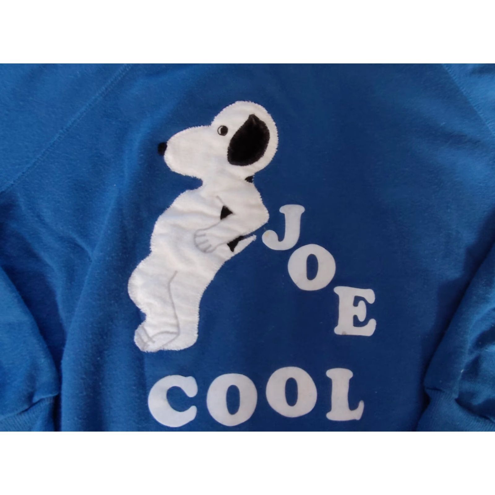 Peanuts VINTAGE Peanuts Snoopy Joe Cool Crewneck Sweater Unisex Adults Medium Blue Cartoon 80s Size US M / EU 48-50 / 2 - 2 Thumbnail