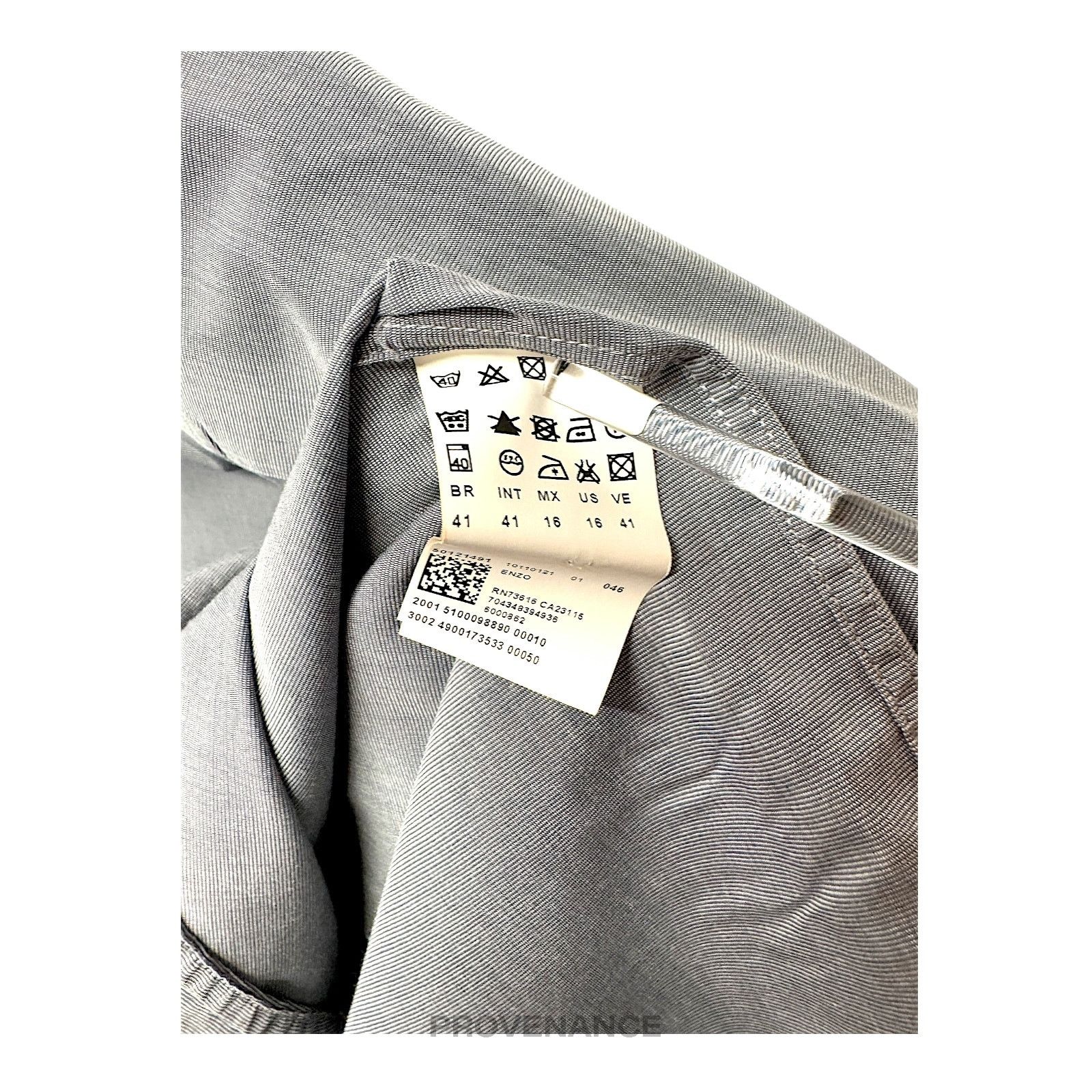Hugo Boss 🔴 Boss Button Down Shirt - Grey 41 16 Size US L / EU 52-54 / 3 - 7 Thumbnail