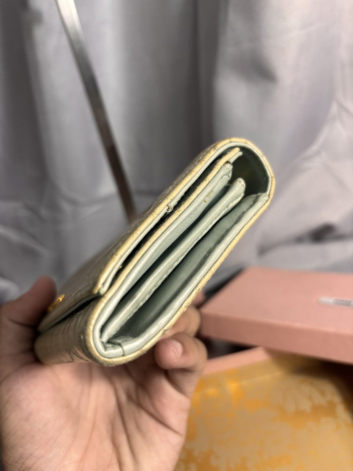 Miu Miu Vintage Miu Miu Crocodile Wallet Size ONE SIZE - 3 Thumbnail
