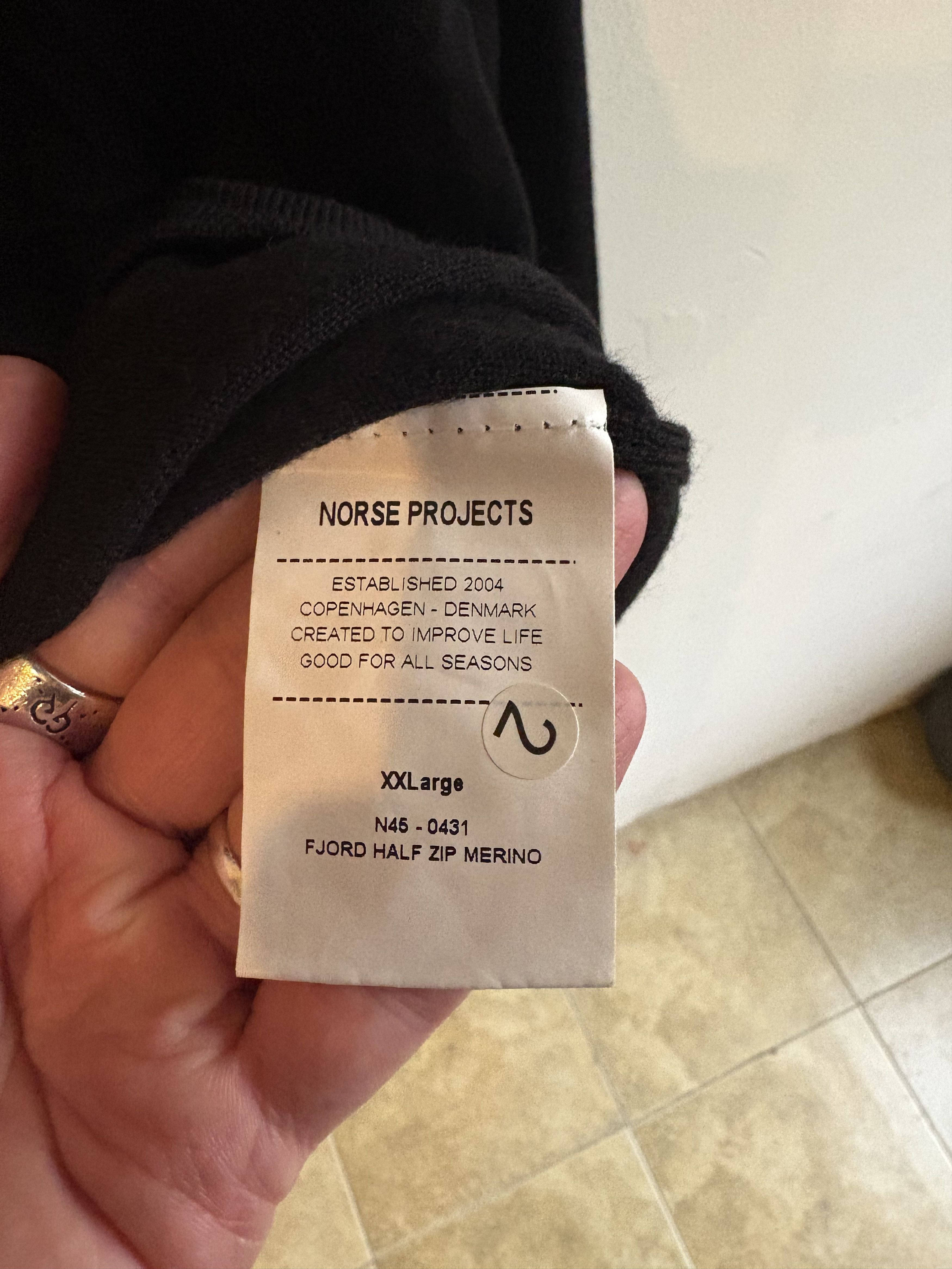 Norse Projects Norse Projects Fjord Half Zip Size US XXL / EU 58 / 5 - 5 Thumbnail