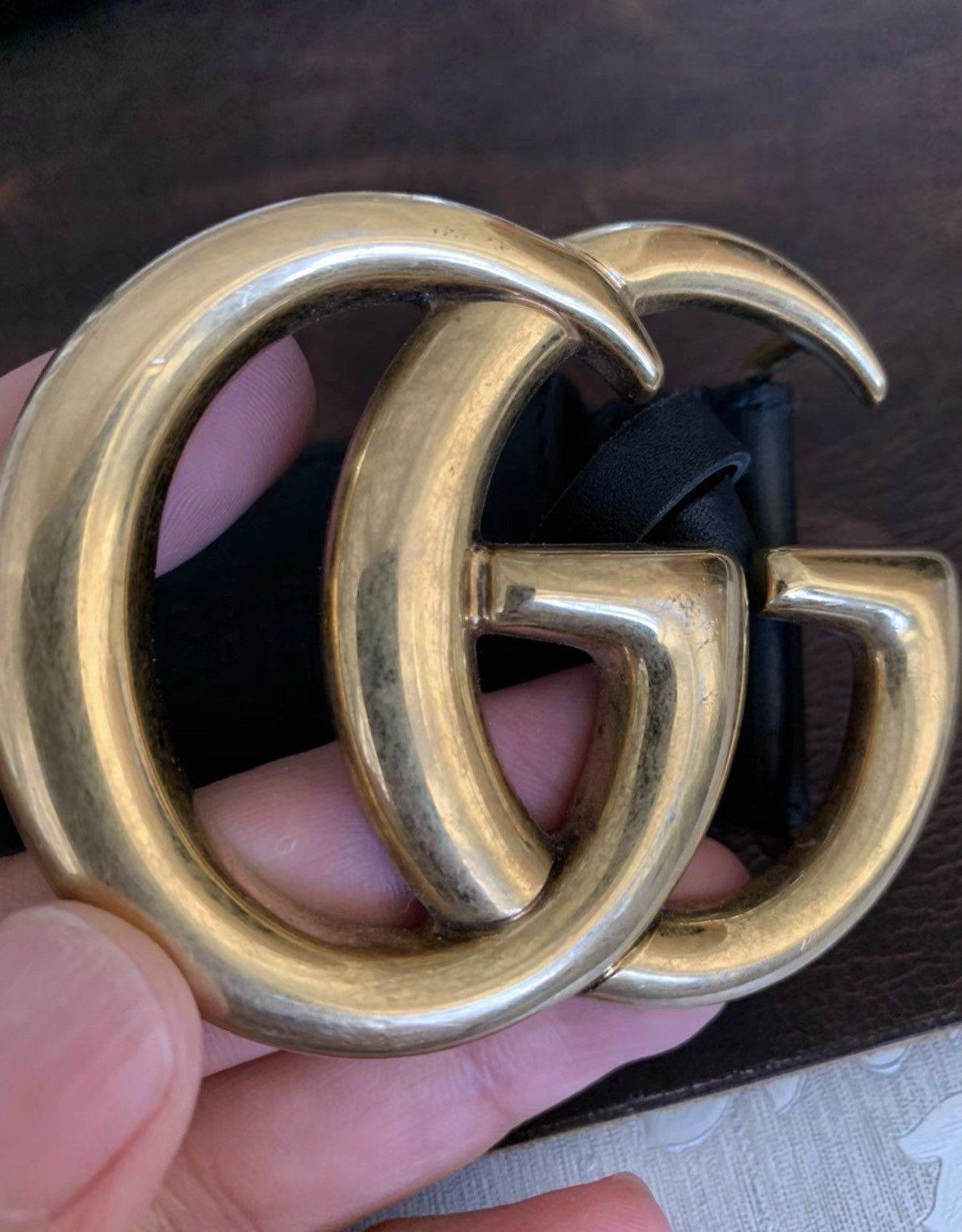 Gucci Gucci Genuine Leather Belt K16 Size ONE SIZE - 3 Thumbnail