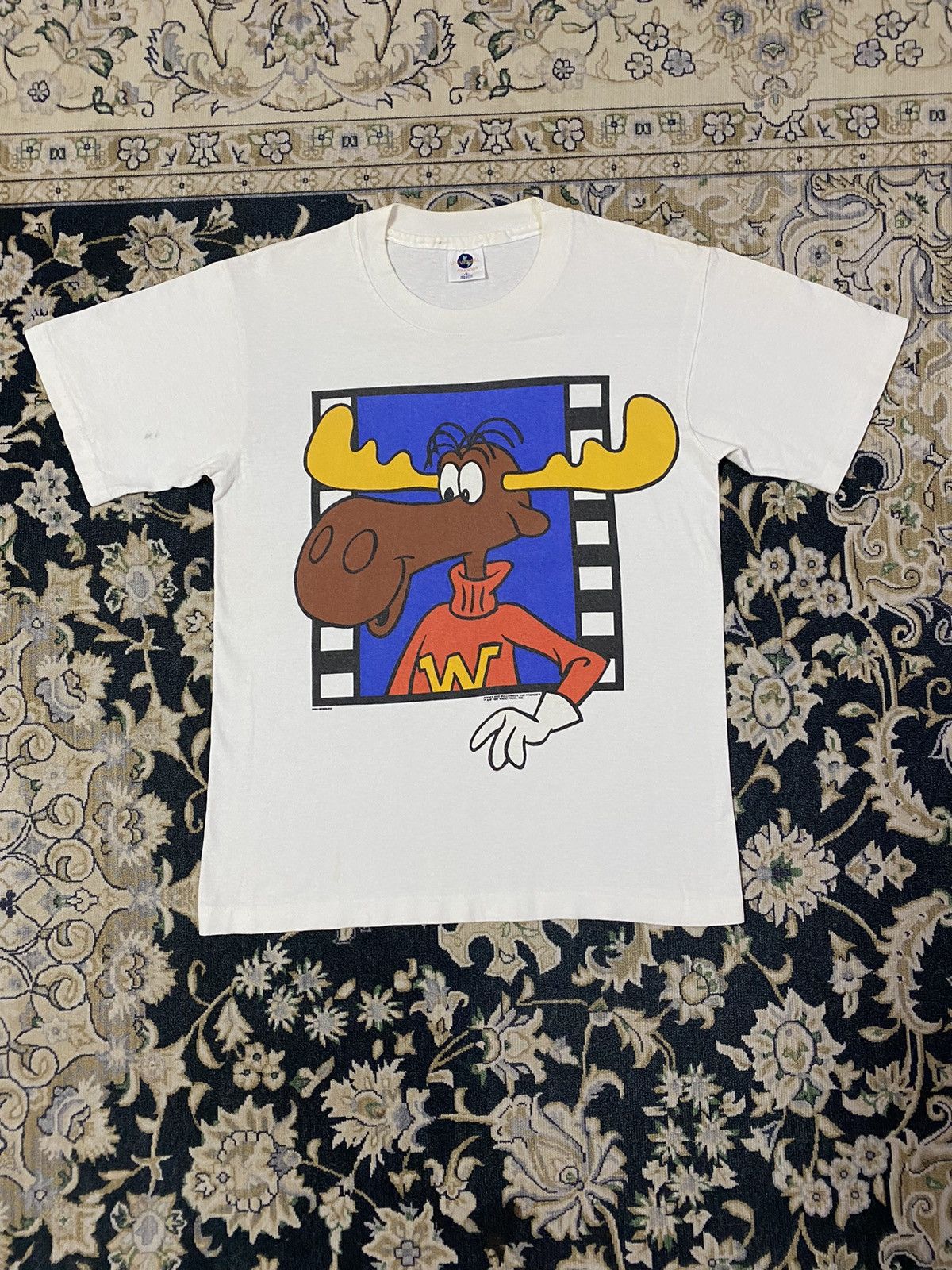 Other Vintage 90s Universal Studio Rocky & Bullwinkle Size US S / EU 44-46 / 1 - 1 Thumbnail