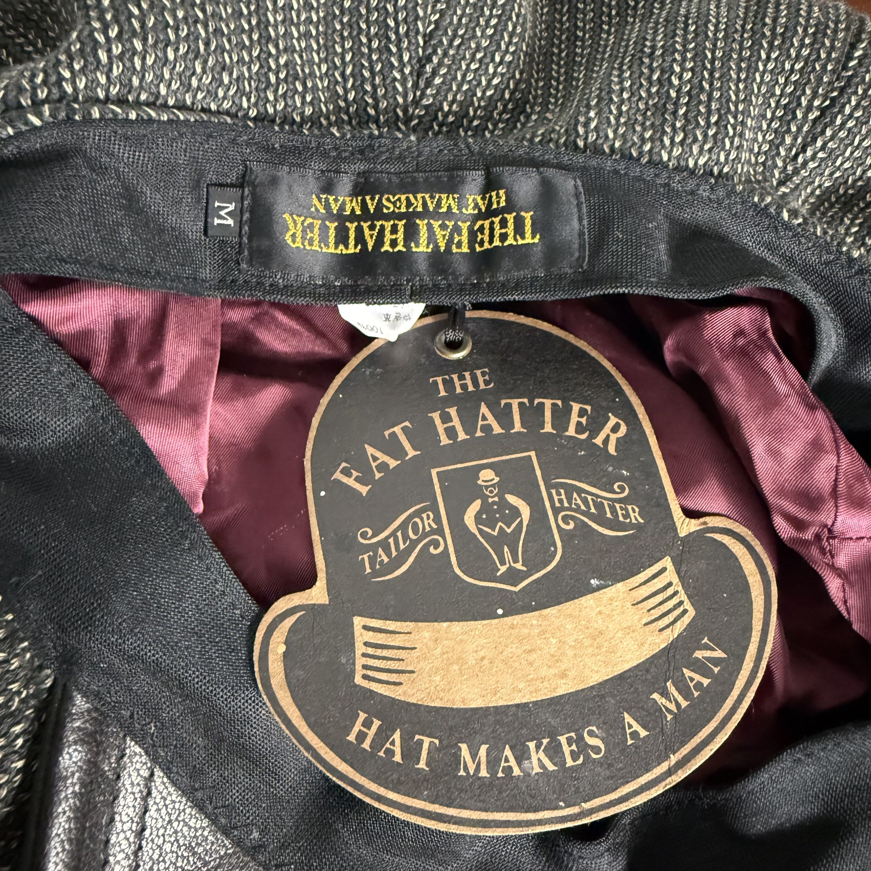 Japanese Brand 🔥RARE🔥The Fat Hatter Mr.Fatman Newboy Hat Size ONE SIZE - 8 Thumbnail