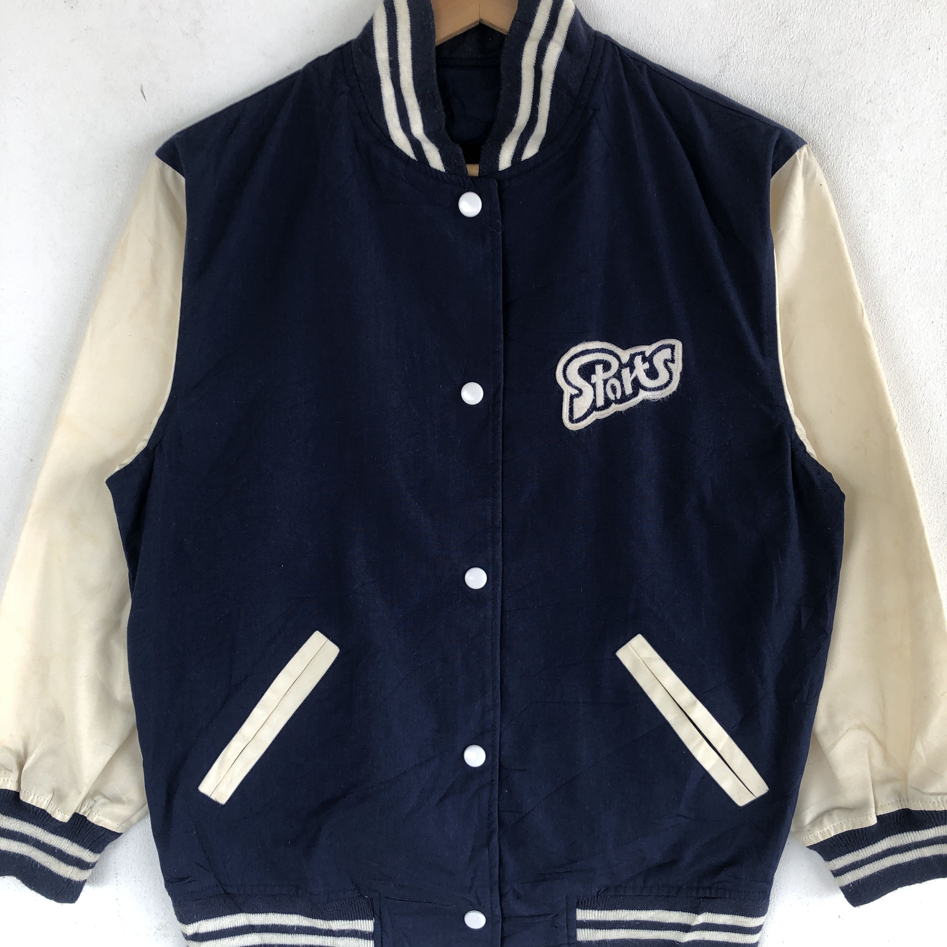 Japanese Brand × Vintage Vintage Japanese Bega Varsity Jacket Ports Wool Jackets Size S / US 4 / IT 40 - 5 Thumbnail