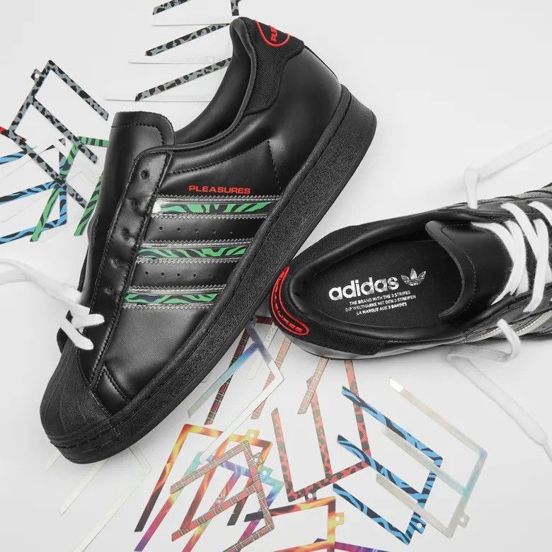 Adidas Superstar X Pleasures Black DS US12
