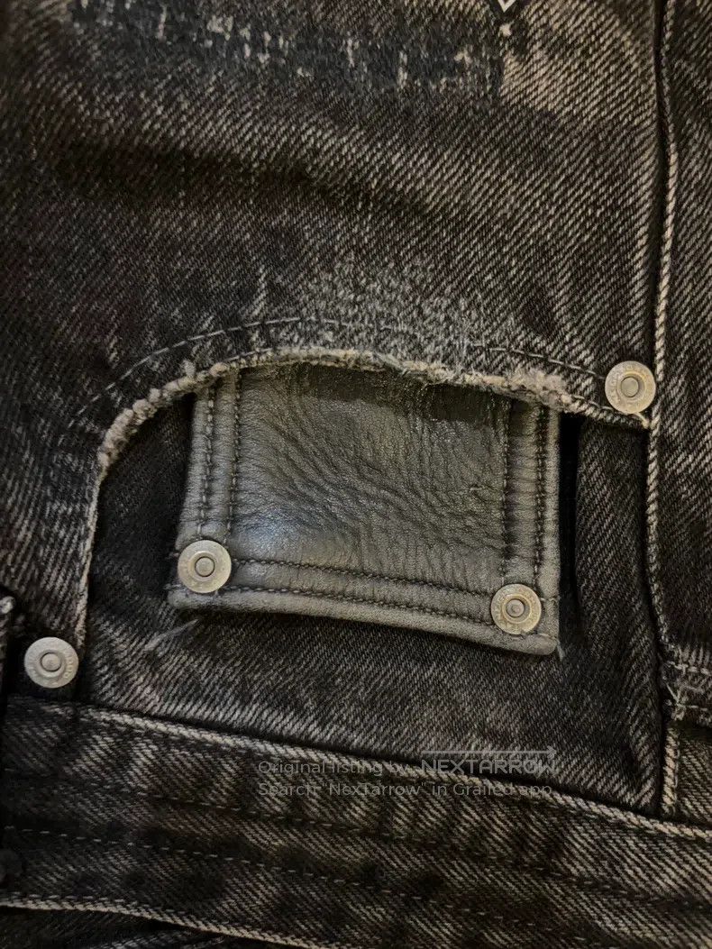 Neighborhood Neighborhood size L Black Soul Patch Leather Sailor Denim Size US 27 - 8 Thumbnail