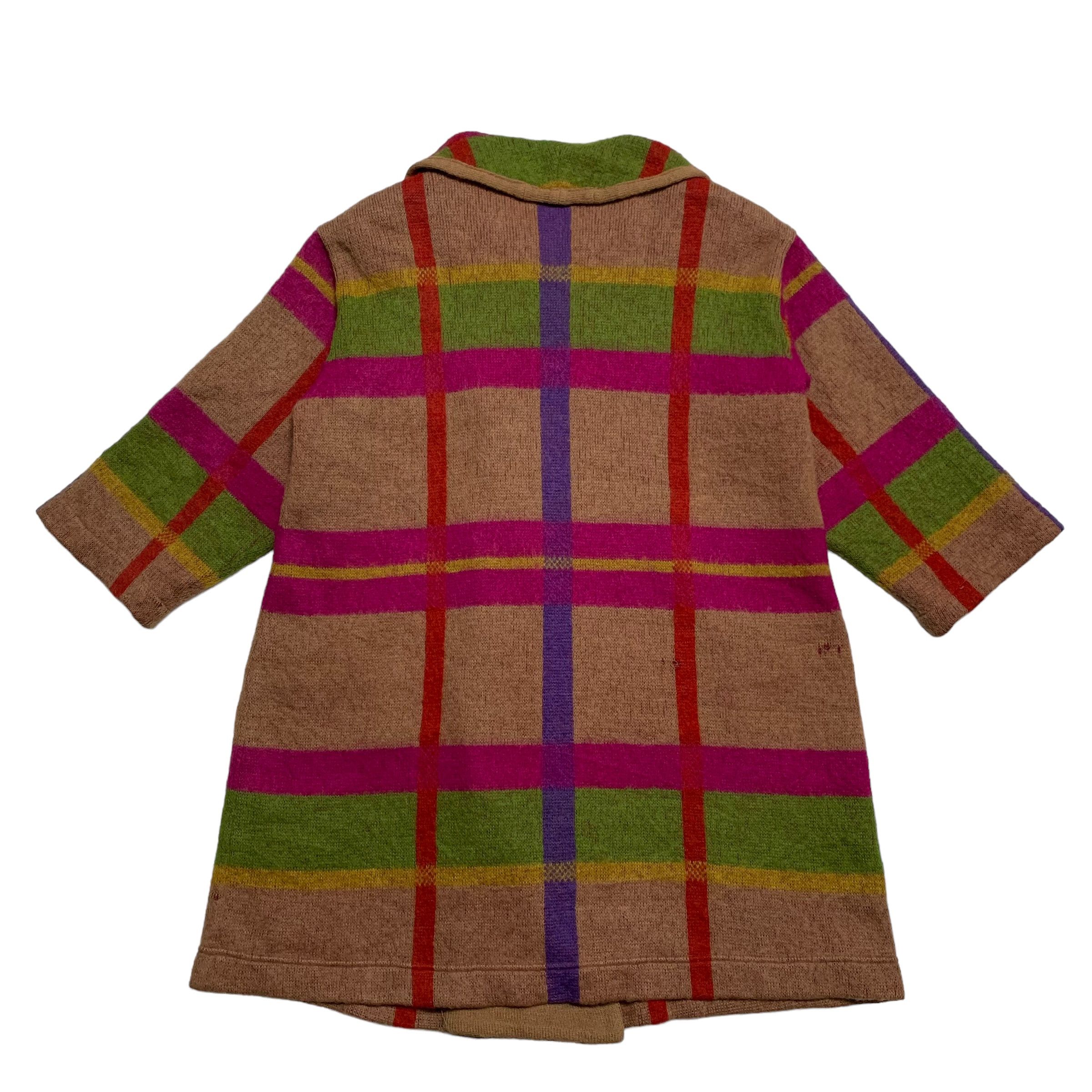 Lancel Lancel Paris Multicolor Tartan Double Breast Wool Coat Size M / US 6-8 / IT 42-44 - 2 Thumbnail