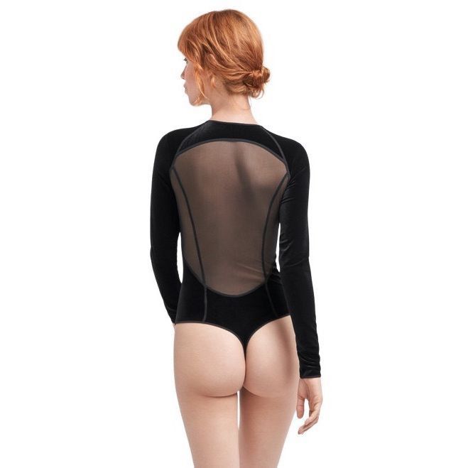 Wolford NWT Wolford Blake String Body Bodysuit Top Long Sleeve M Size M / US 6-8 / IT 42-44 - 4 Thumbnail