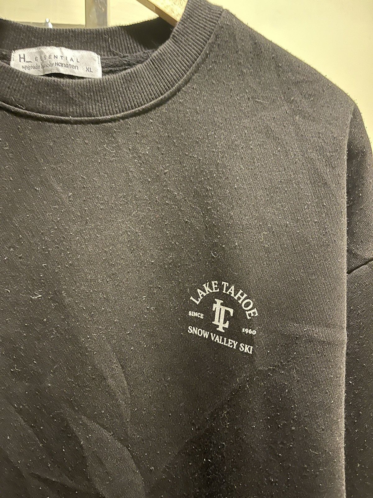 Hang Ten Hang Ten Vintage Black Sweatshirt - Snow Valley Ski Size US XL / EU 56 / 4 - 2 Thumbnail