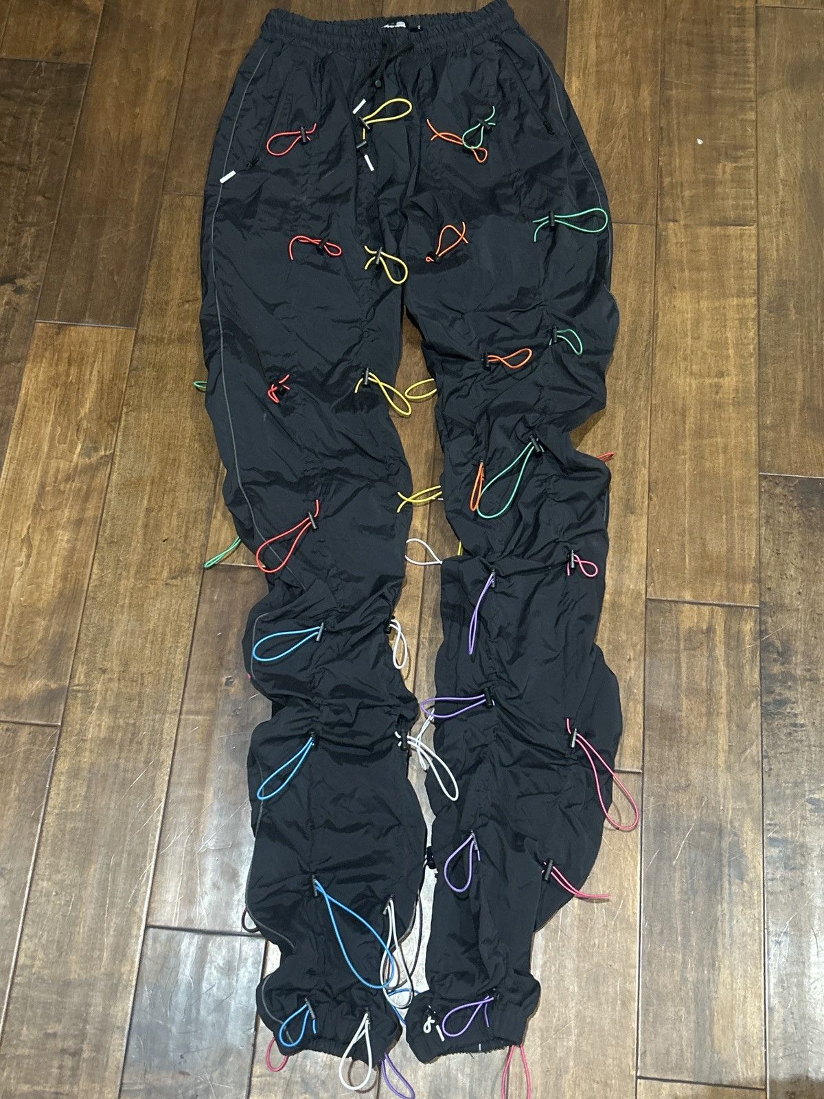 99%Is 99%Is Gobchang Pants Black & Rainbow $1449 Retail! Grail! | Grailed