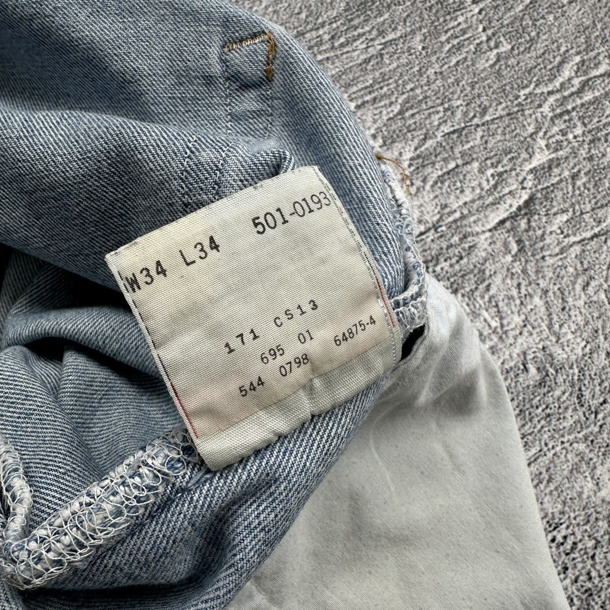 Levi's Men’s Levi’s 501 (Donald Mickey) Custom Made In USA Blue Size US 34 / EU 50 - 13 Thumbnail
