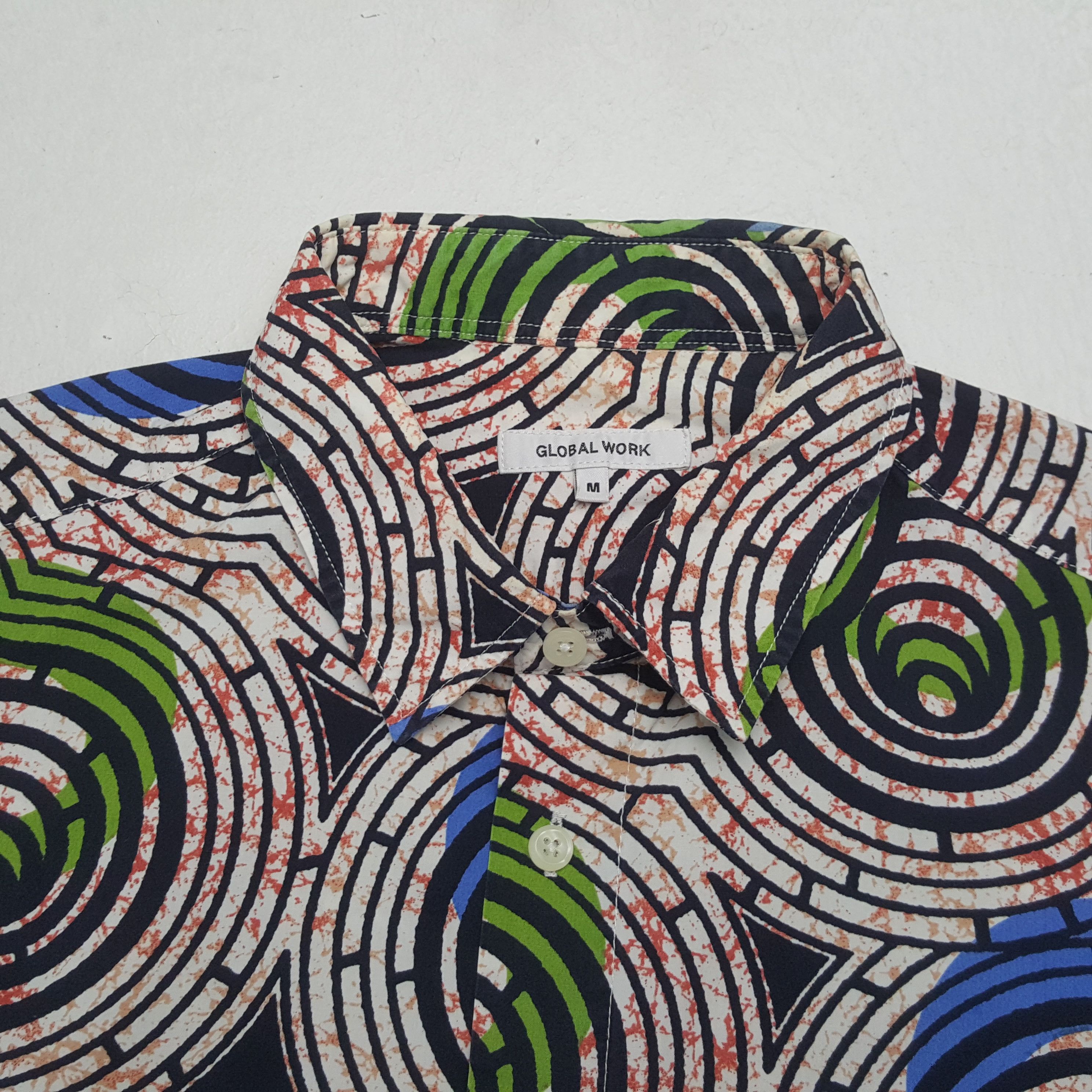 Global Work Global Work Fashion Style Hawaiian Shirt RR17 Size US M / EU 48-50 / 2 - 5 Thumbnail