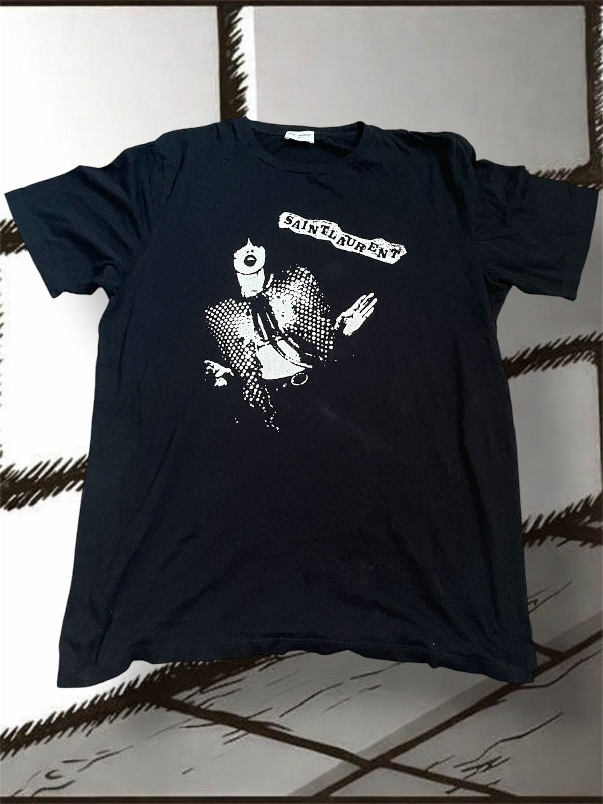 Hedi Slimane × Saint Laurent Paris SS15 Saint Laurent Mr. X Tee T