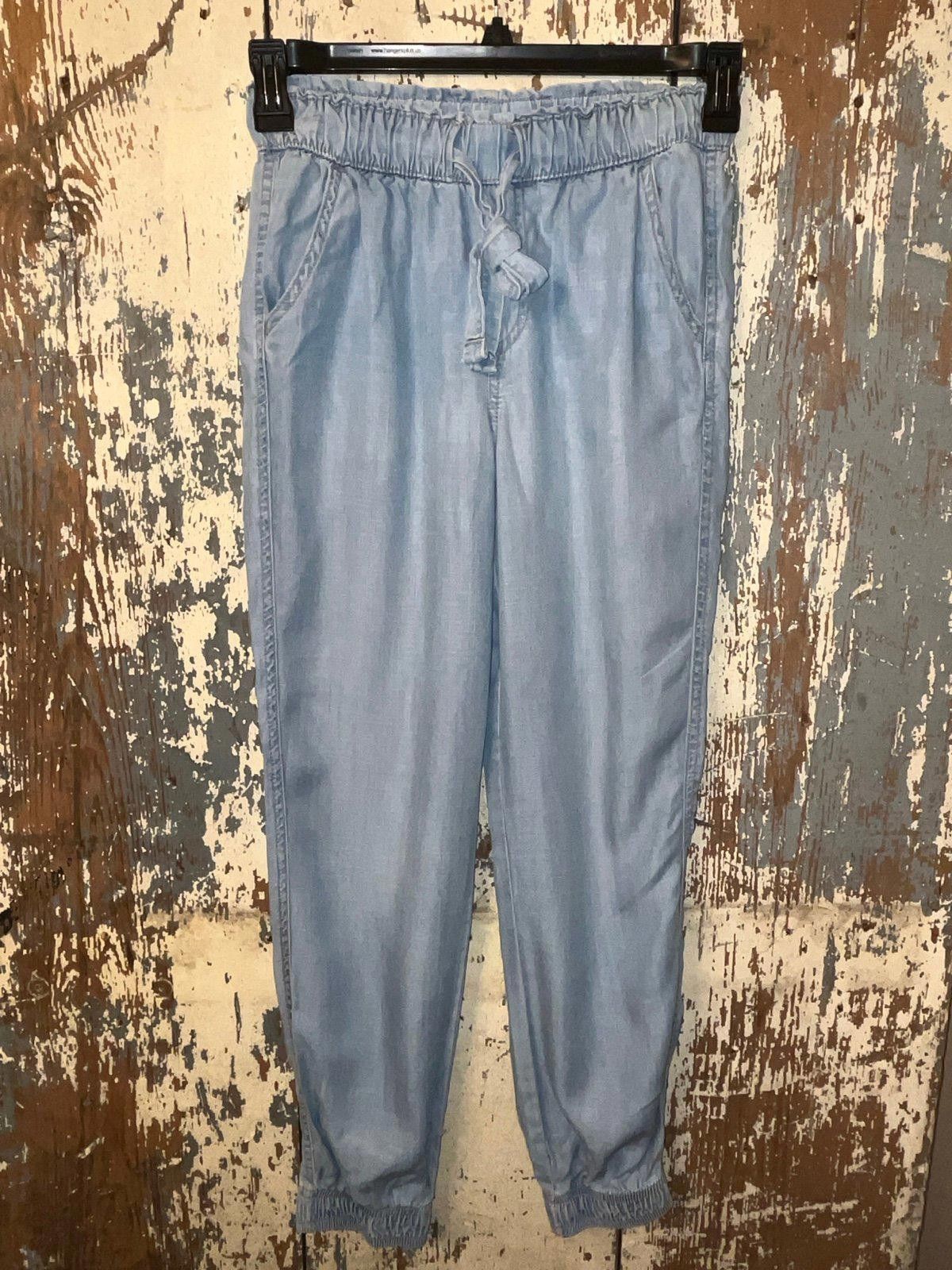 Designer Knox Rose Paper Bag light denim pants size XS Size 26" / US 2 / IT 38 - 1 Thumbnail