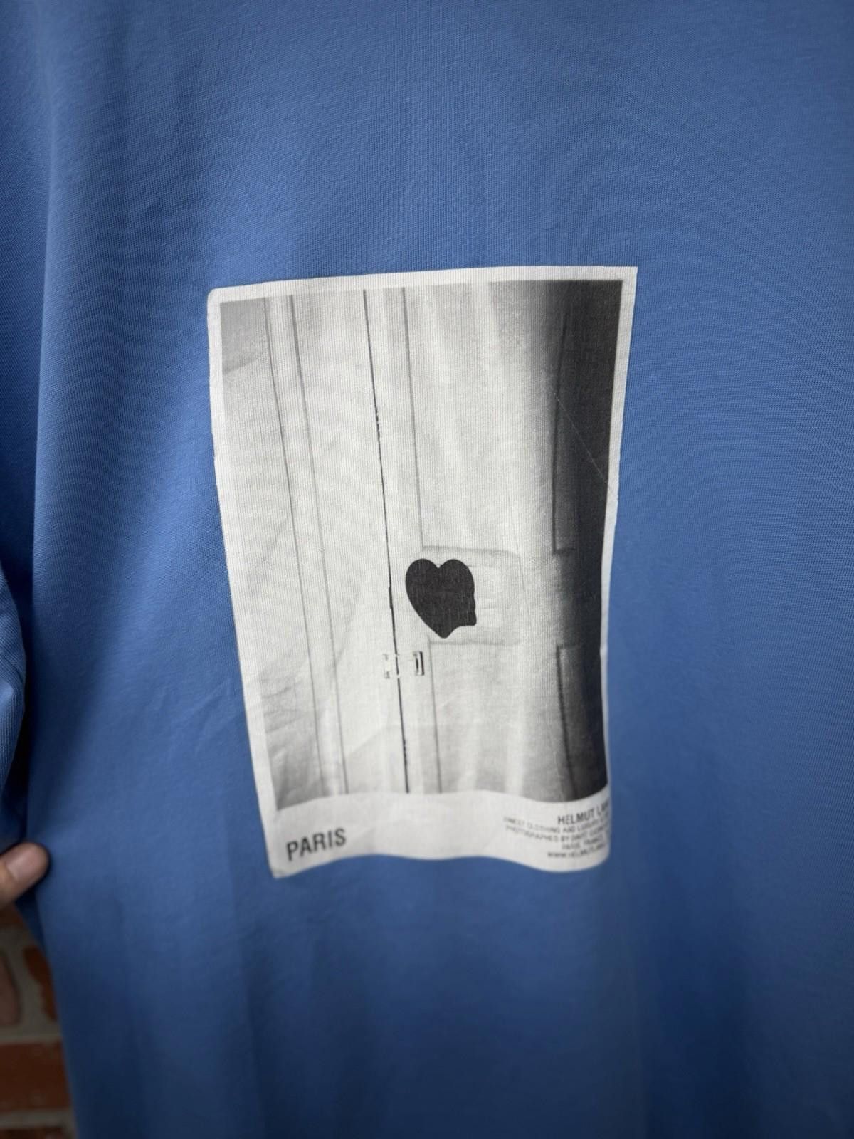 Helmut Lang Helmut Lang Men's T-Shirt Blue Size XXL 100% Dry Clean Size US XL / EU 56 / 4 - 7 Thumbnail