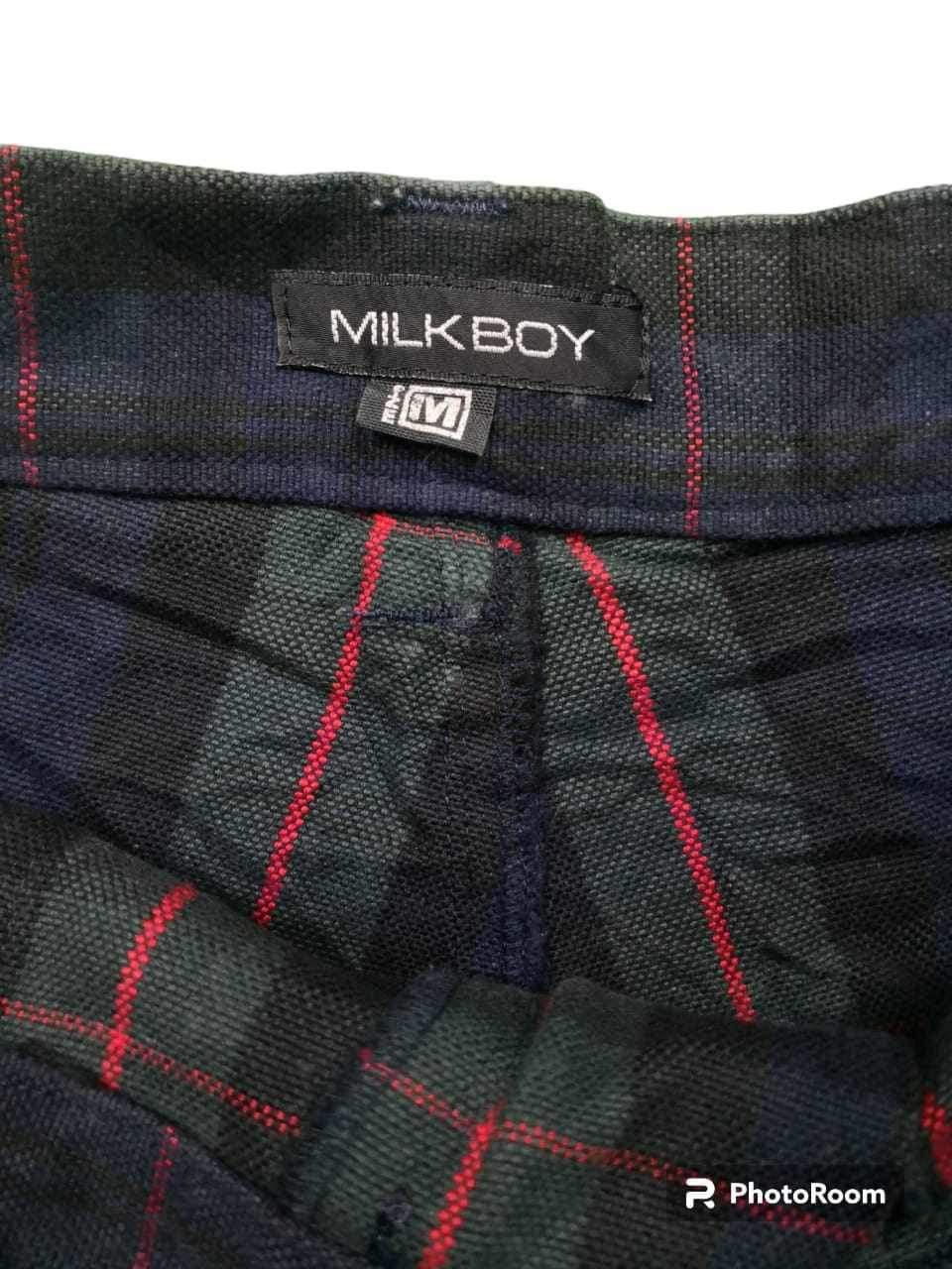 20471120 🔥MILKBOY GREEN TARTAN BONDAGE PANTS Size US 31 - 9 Thumbnail