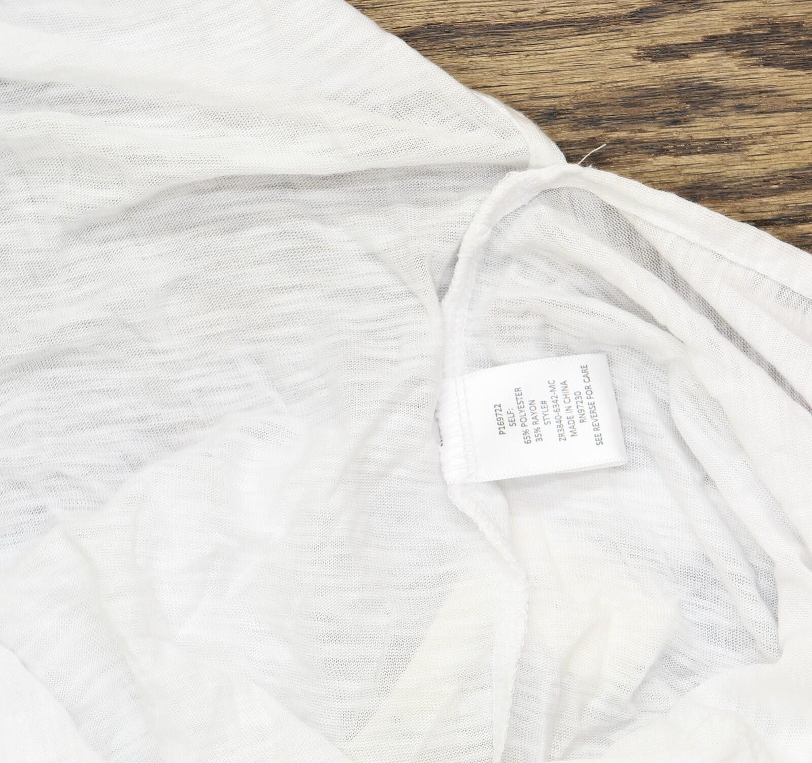 Almost Famous Nwt Almost Famous Juniors Utility Tunic Shirt Top White L Size L / US 10 / IT 46 - 5 Thumbnail