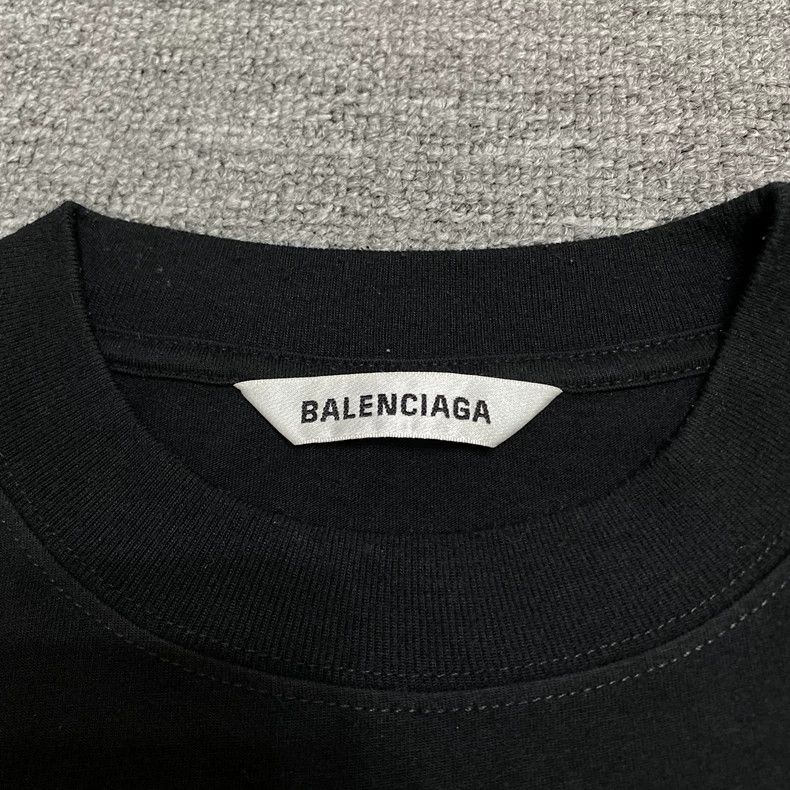 Balenciaga Balenciaga Embroidered Logo Short Sleeve Size US S / EU 44-46 / 1 - 5 Thumbnail