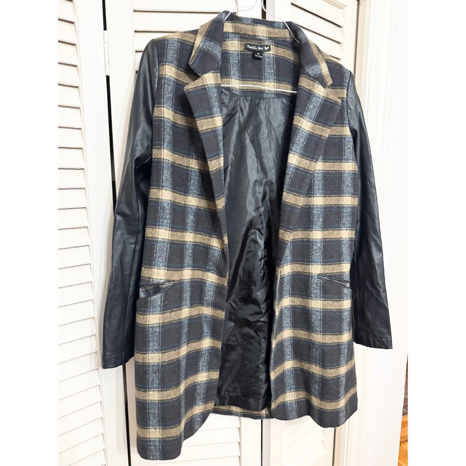 Other Double Zero Plaid Coat Jacket size M Size M / US 6-8 / IT 42-44 - 1 Thumbnail