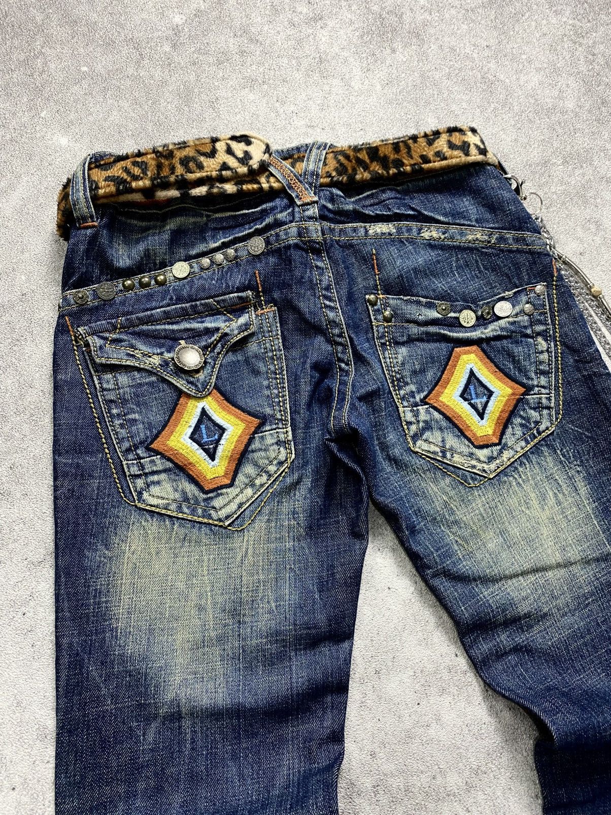 Tornado Mart 2000s Lolita Mudmax Fading Flare Jean Size US 30 / EU 46 - 4 Thumbnail