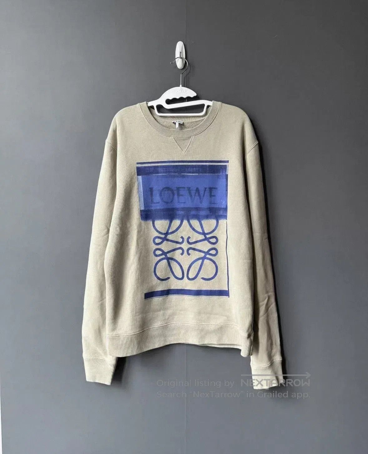 Loewe Loewe New Gray Sweatshirt with Logo Design. Size US L / EU 52-54 / 3 - 1 Thumbnail