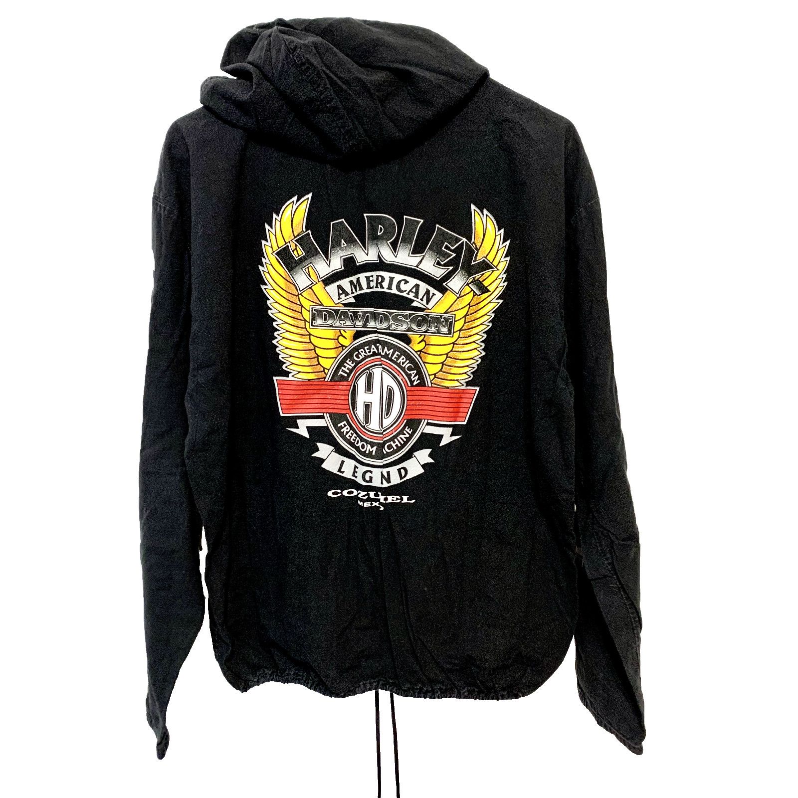 Harley Davidson VTG Harley-Davidson L American Legend Cozumel Mexico Hoodie Size L / US 10 / IT 46 - 5 Thumbnail