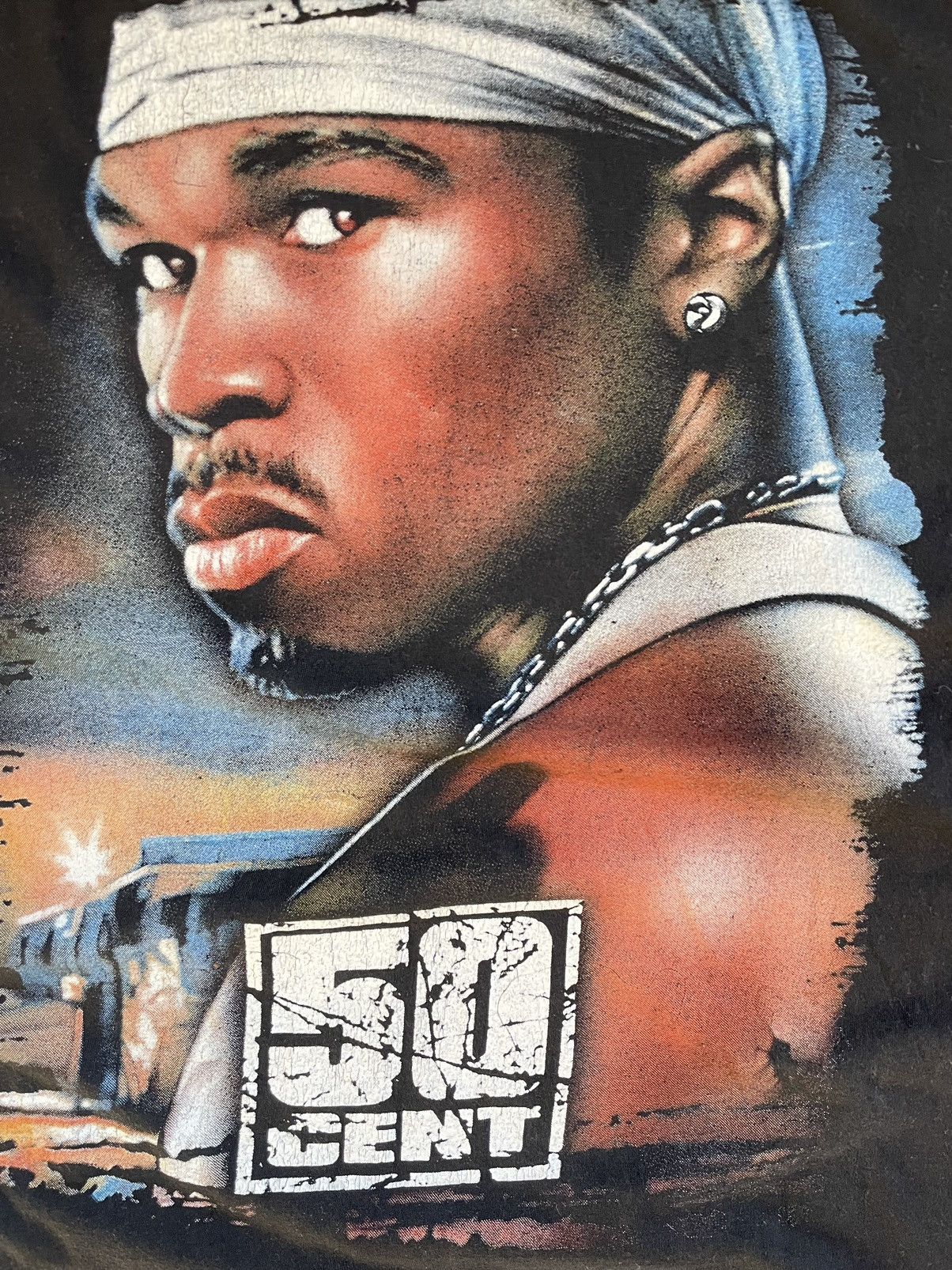 50 Cent × Rap Tees × Vintage Vintage 50 Cent G-Unit T-Shirt Rap Tee Size US M / EU 48-50 / 2 - 3 Thumbnail