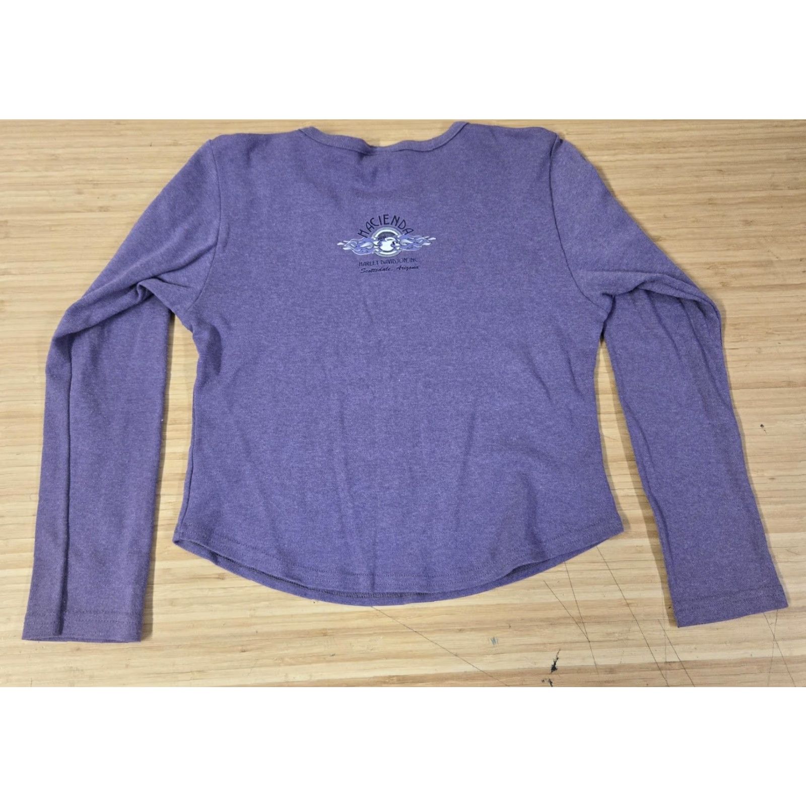 Harley Davidson VINTAGE Harley-Davidson Shirt Womens Small Long Sleeve Legendary Style Scottsdale Arizona Size S / US 4 / IT 40 - 5 Thumbnail
