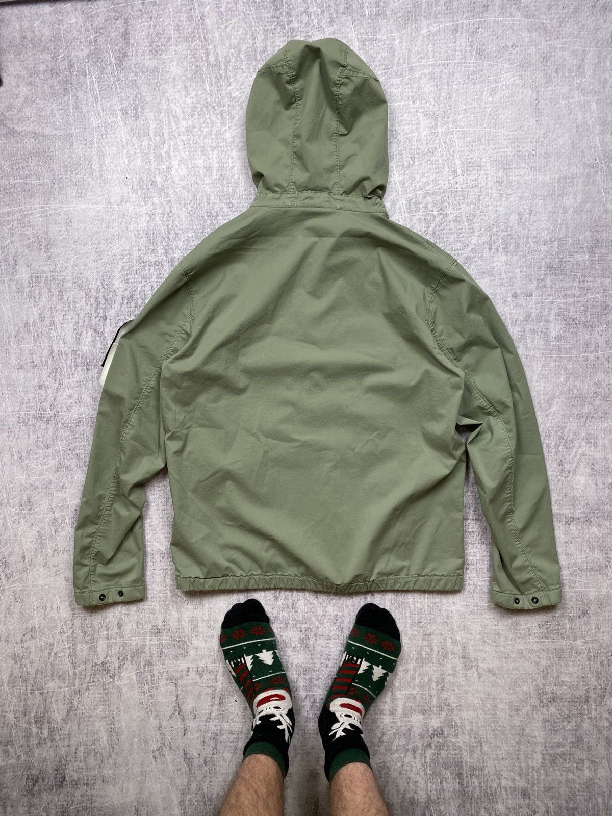 Stone Island Khaki Stone Island Supima Cotton Twill Stretch-TC jacket Size US L / EU 52-54 / 3 - 7 Thumbnail