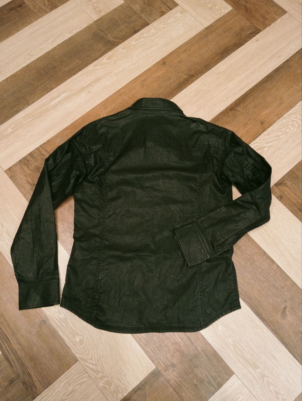 Nicole Club NICOLE CLUB JAPAN WAXED ZIPPER SHIRT - SIZE 48 Size US M / EU 48-50 / 2 - 12 Thumbnail