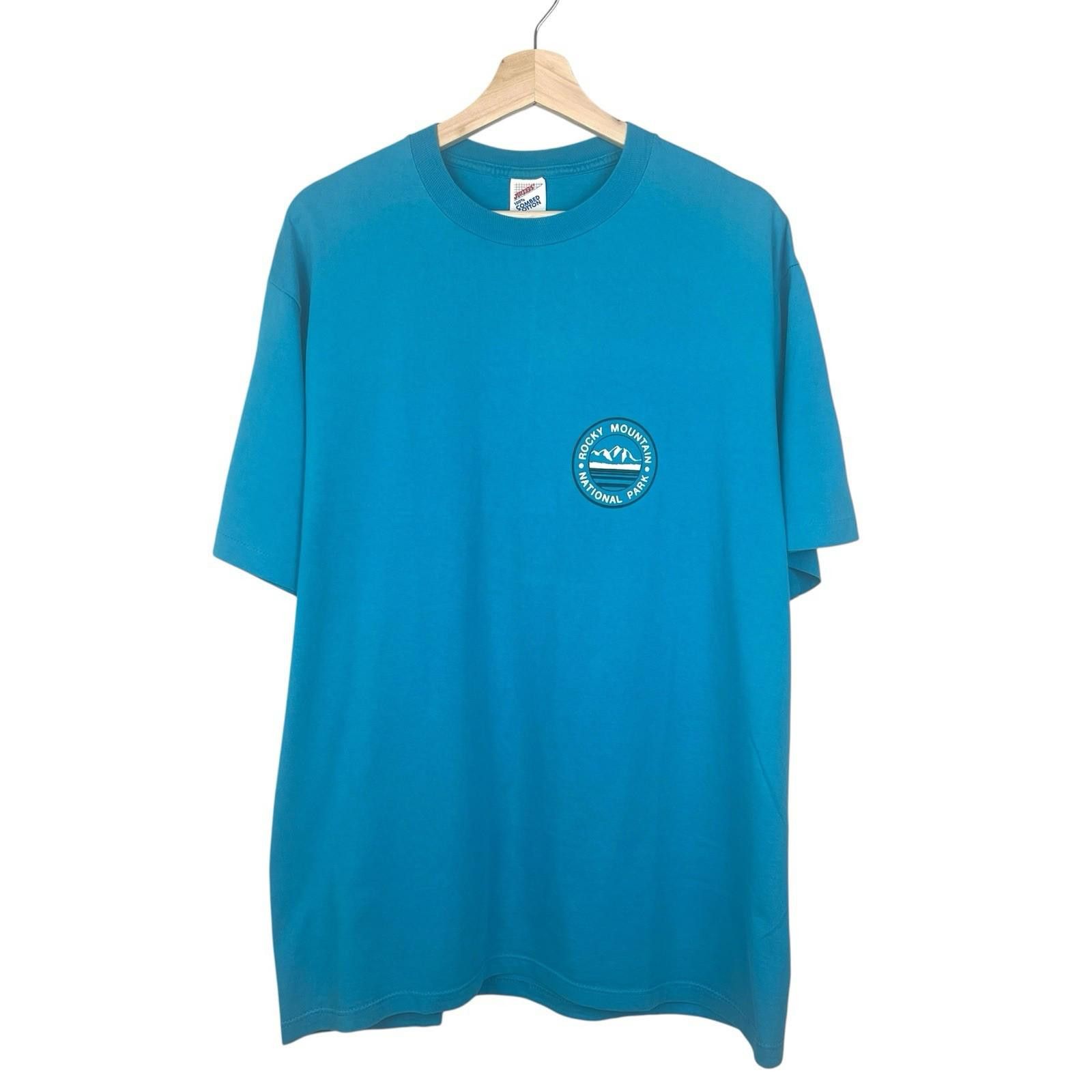 Other Vintage 90s Rocky Mountain National Park Blue T Shirt Large Size US L / EU 52-54 / 3 - 1 Thumbnail