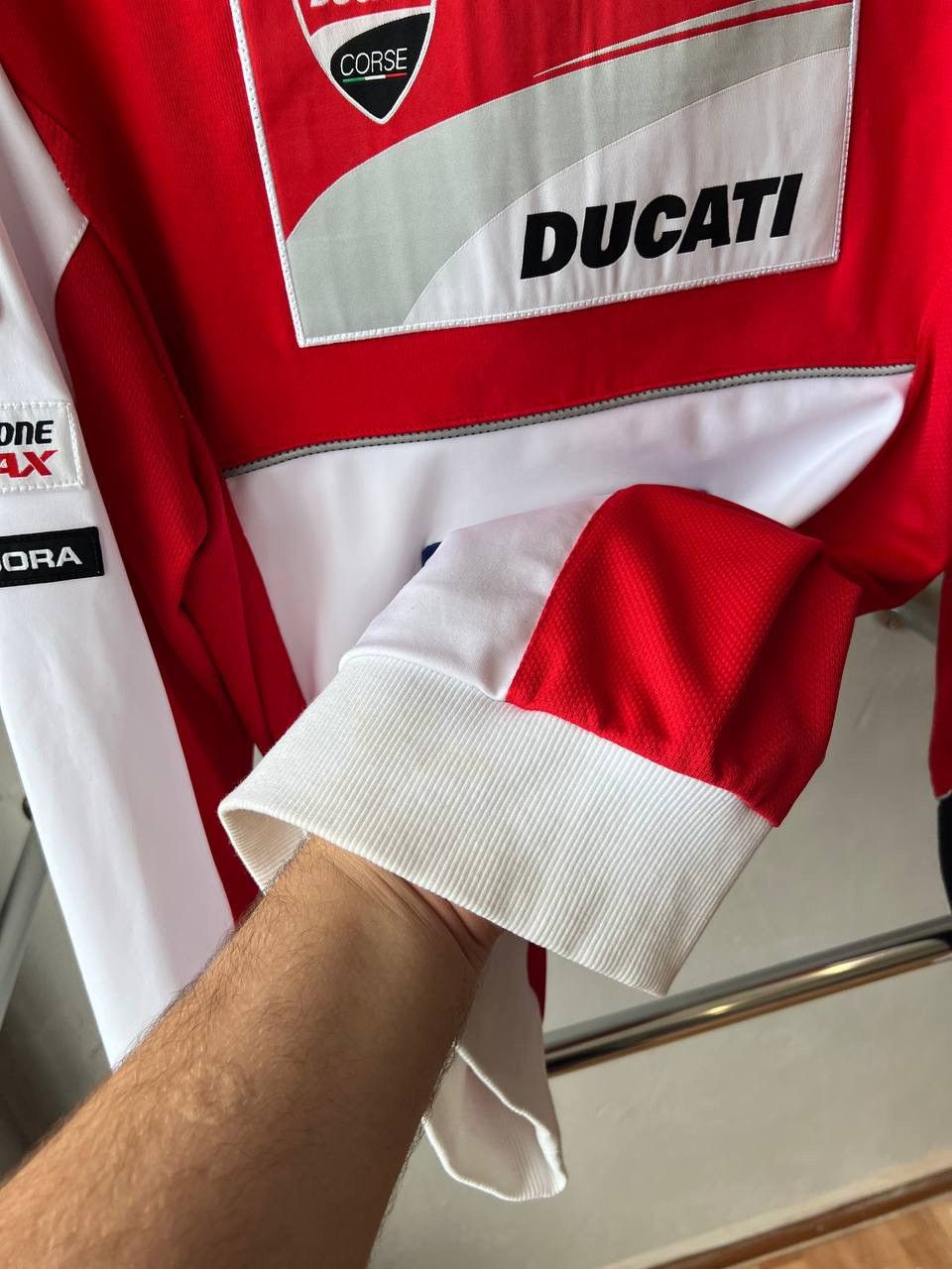 Ducati RARE 2015 DUCATI CORSE TEAM ISSUE RACING MOTO JACKET SIZE M Size US XL / EU 56 / 4 - 14 Thumbnail