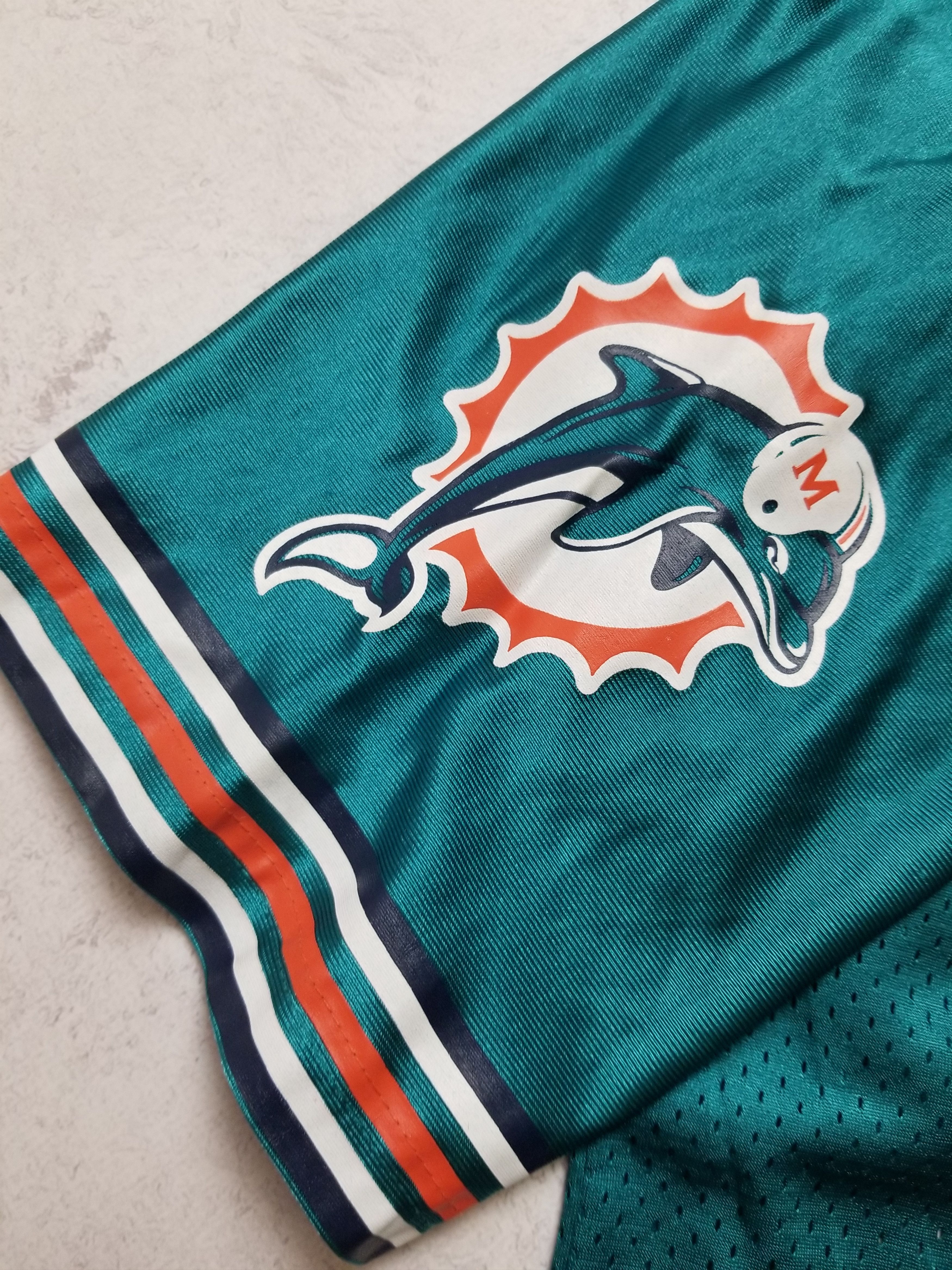 Nike VTG 90s Nike Zach Thomas Miami Dolphins NFL Teal Aqua Jersey Size US M / EU 48-50 / 2 - 9 Thumbnail