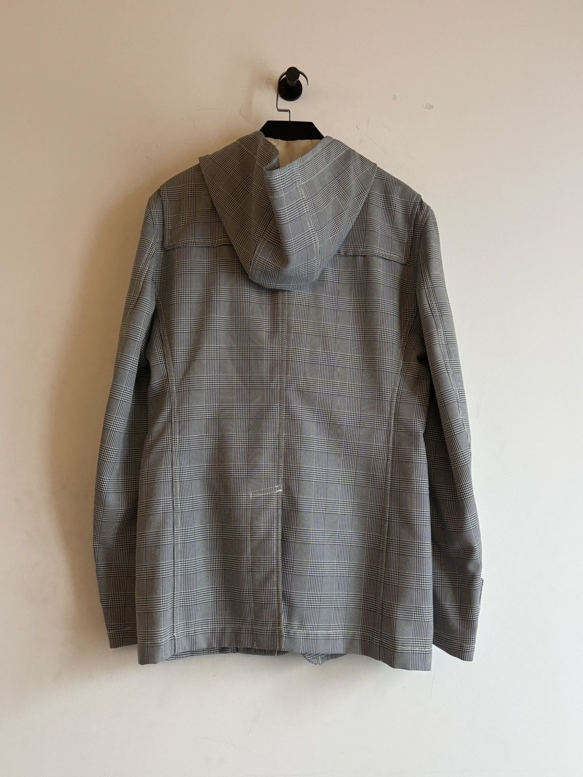 Comme des Garcons Homme Plus Comme Des Garçons | Prince of Wales Check Hooded Suit Jacket Size 48R - 6 Thumbnail