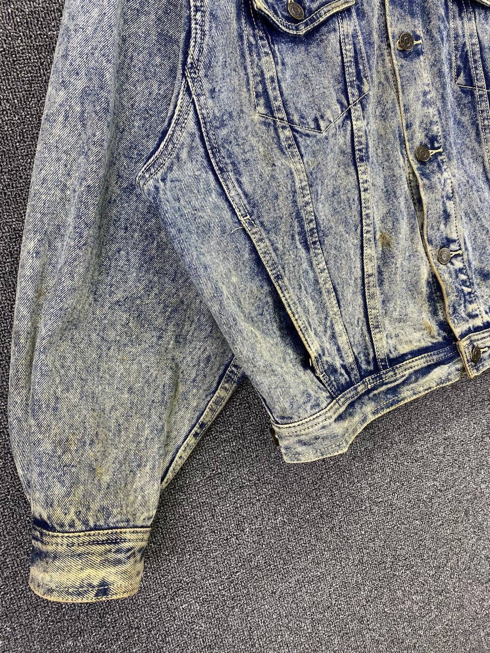 Japanese Brand Vintage Biko Designer Label Acid Wash Trucker Denim Jacket Size US M / EU 48-50 / 2 - 13 Thumbnail