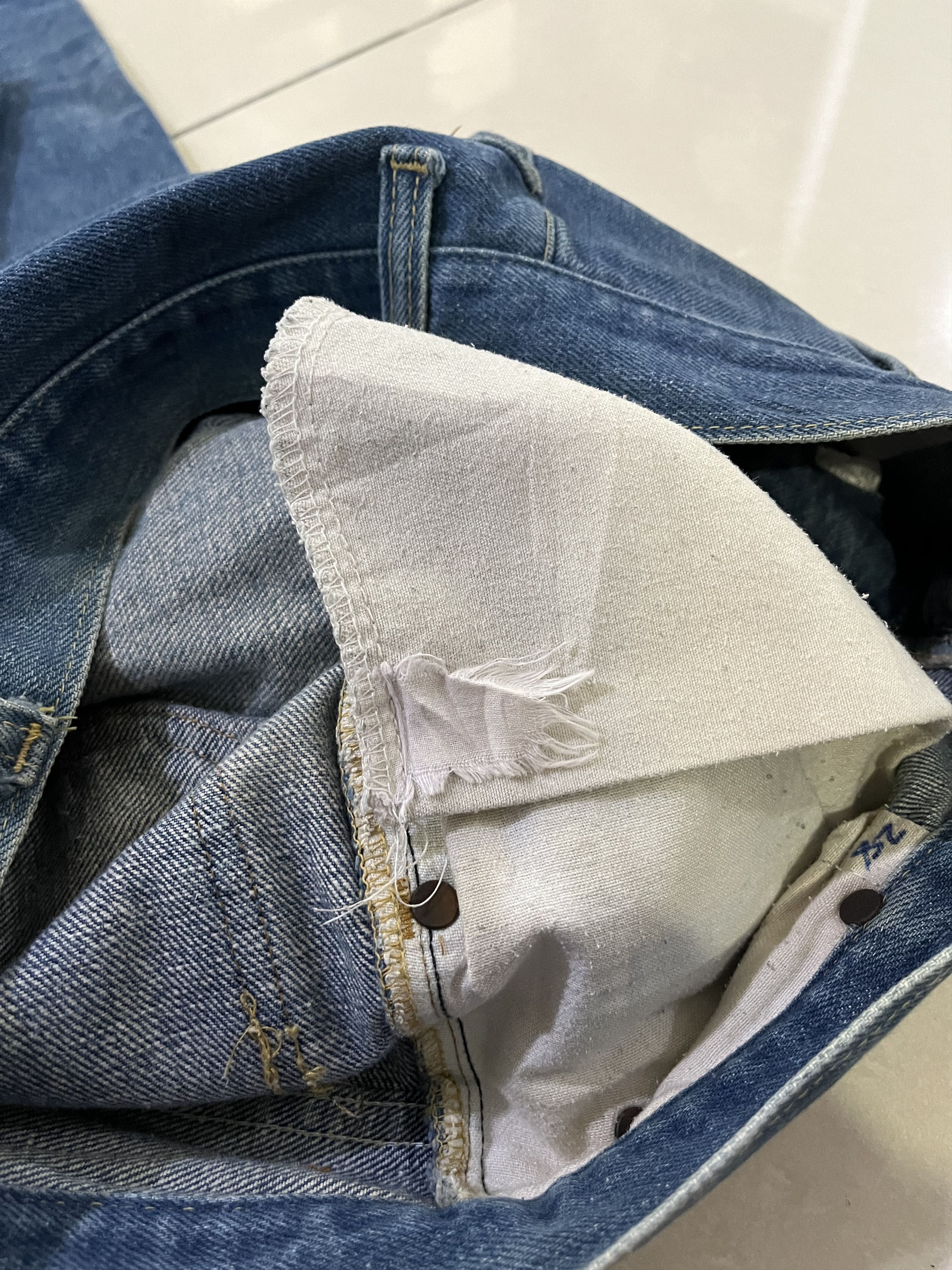 Lee Vintage 70s Lee Riders Lot 200 Model Union Made Jeans Size US 31 - 4 Thumbnail