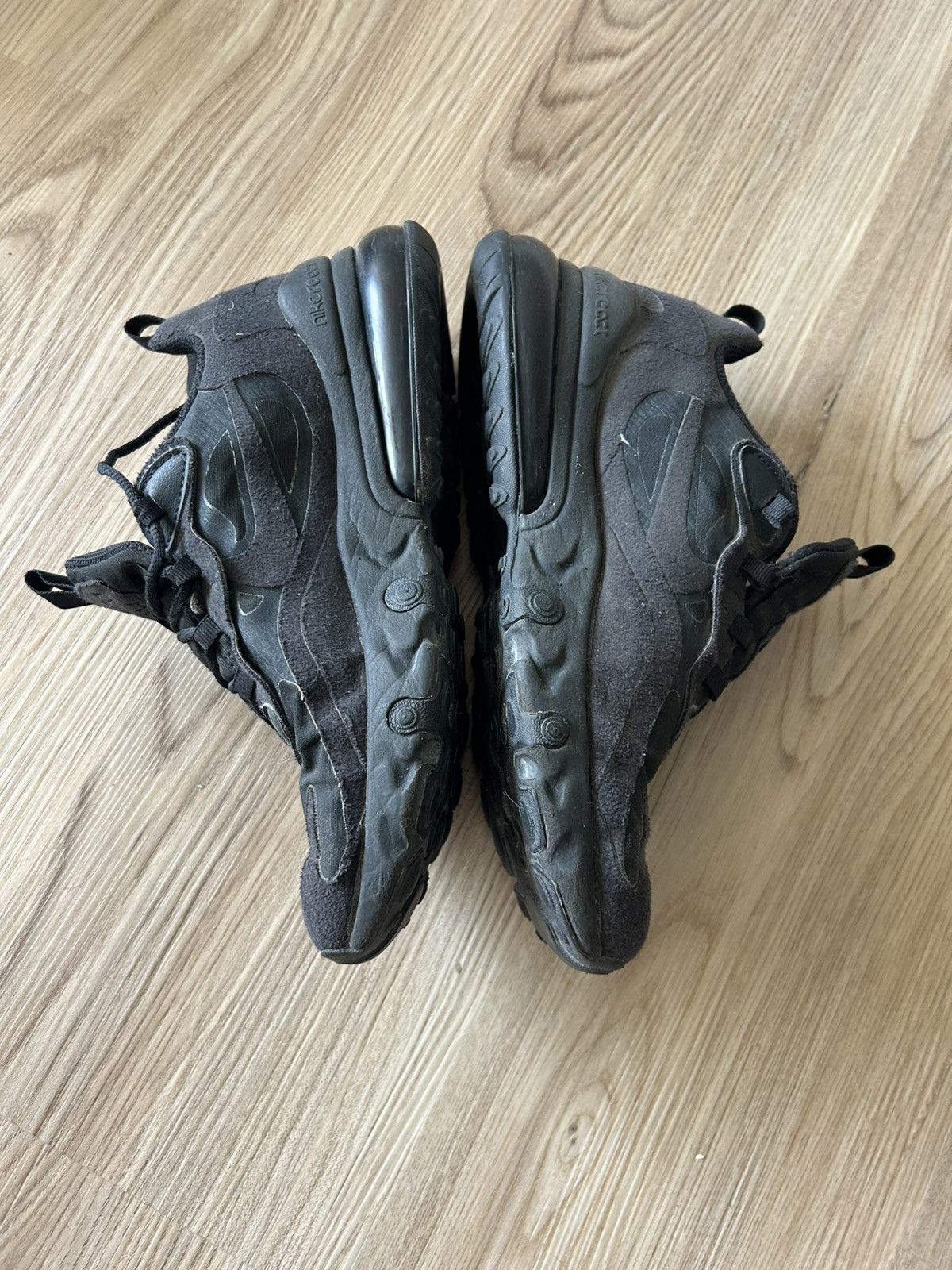 Nike Nike Airmax React 270 Triple Black Size US 8 / IT 38 - 3 Thumbnail