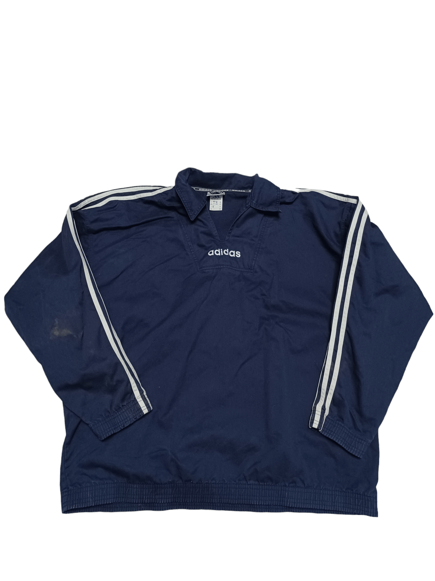 Adidas V-NECK BIGLOGO ADIDAS 90S VINTAGE OVERSIZE SWEATSHIRT Size US L / EU 52-54 / 3 - 1 Thumbnail