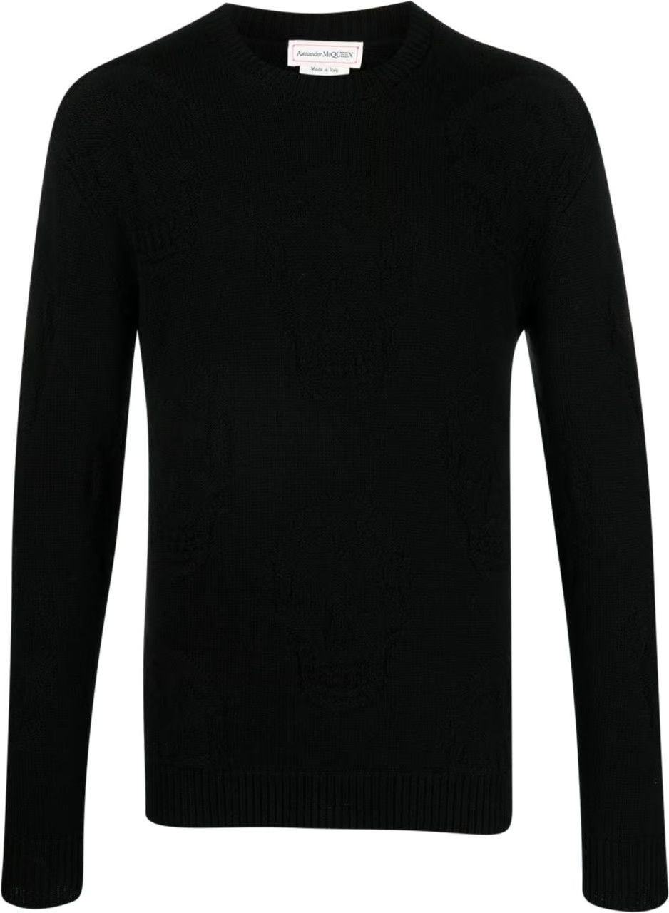Alexander McQueen o1y1024 Sweater in Black Size US S / EU 44-46 / 1 - 1 Thumbnail