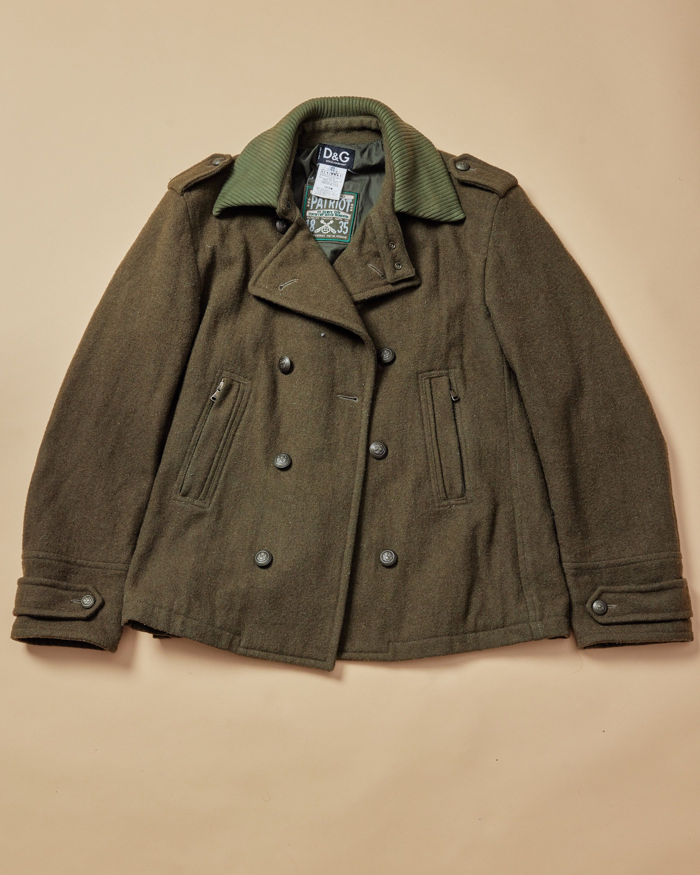 Dolce & Gabbana VINTAGE Dolce & Gabbana Wool Military Jacket