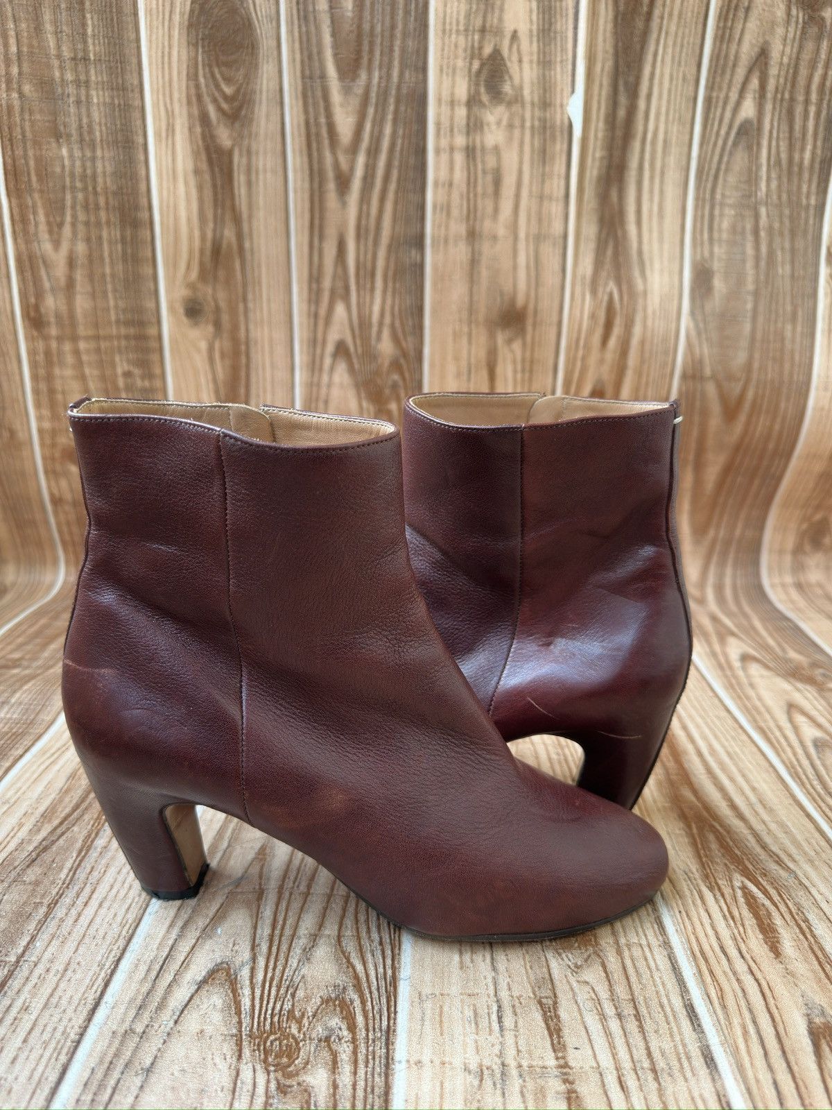 Maison Margiela Maison Martin Margiela Curved Heeled Boots Line 22 Size US 9 / IT 39 - 15 Thumbnail