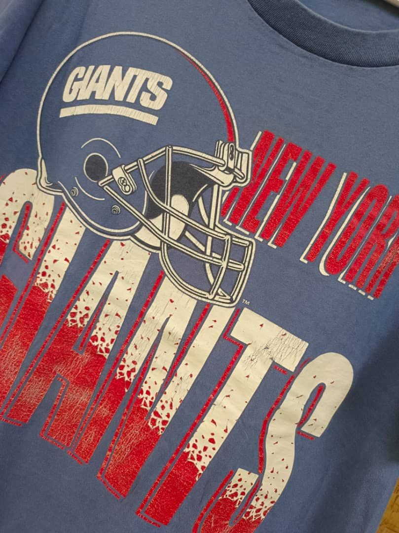NFL Vintage 1980's New York Giants t shirt faded Size US L / EU 52-54 / 3 - 2 Thumbnail
