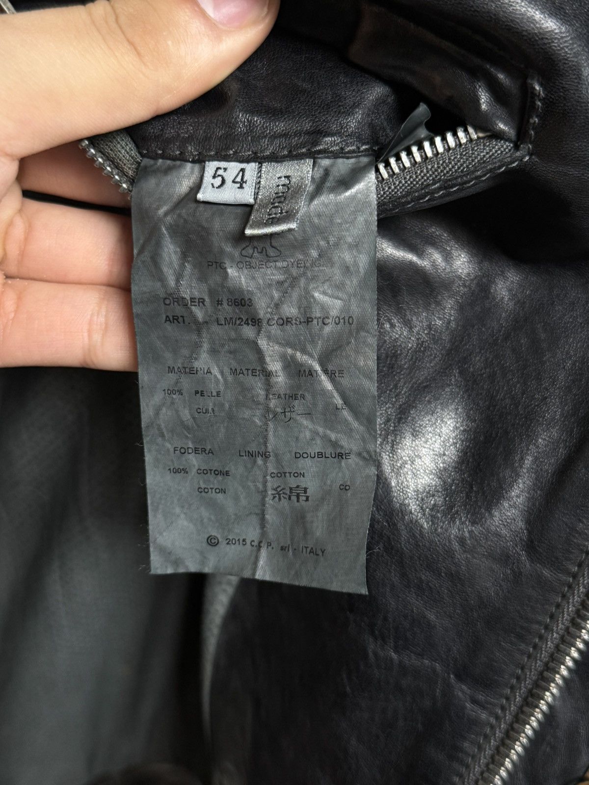 Carol Christian Poell Carol Christian Poell LM/2498 Leather jacket Size US L / EU 52-54 / 3 - 5 Thumbnail