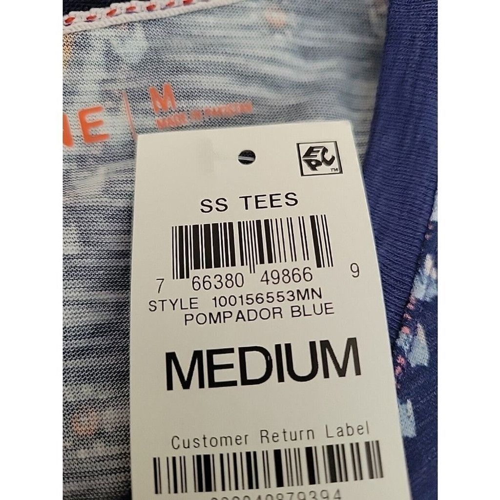 Other Sun Stone Men's Pompador Blue Tshirt. Size Medium. NWT Size US M / EU 48-50 / 2 - 4 Thumbnail