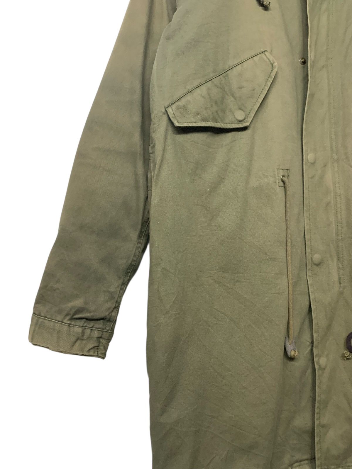 Issey Miyake Rare Ne-Net Issey Miyake Parka Green Army Zipper Down Hoodie Size US M / EU 48-50 / 2 - 7 Thumbnail