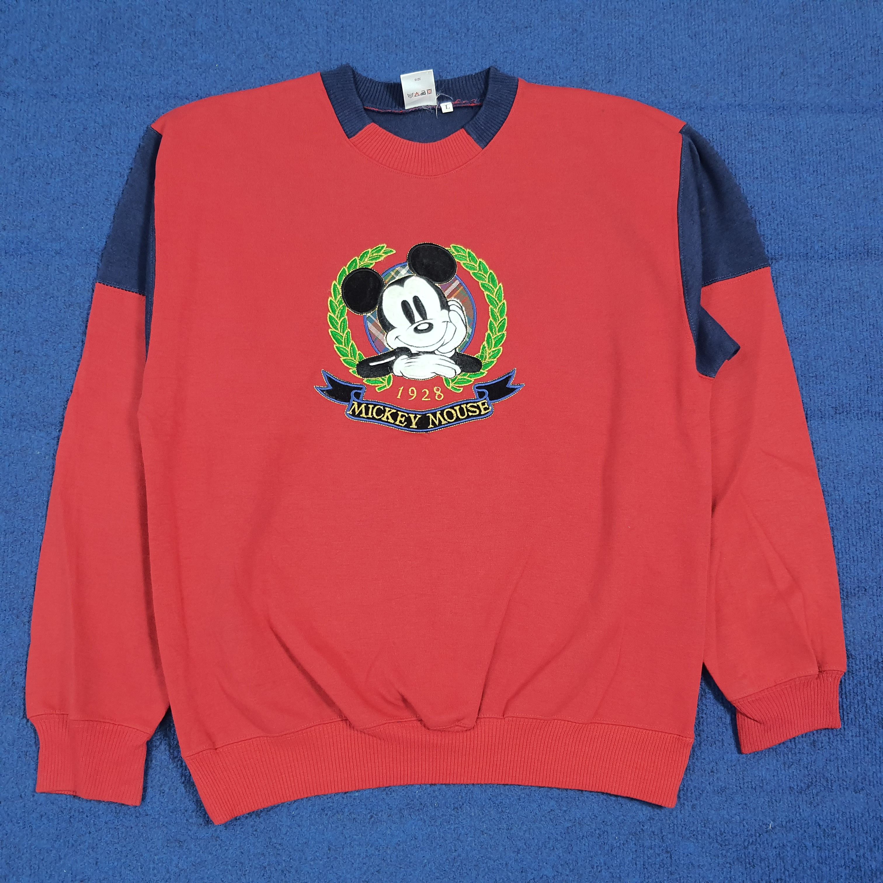 Mickey Unlimited Vintage Mickey Mouse Pullover Disney 90s C279N6 Size US M / EU 48-50 / 2 - 1 Thumbnail