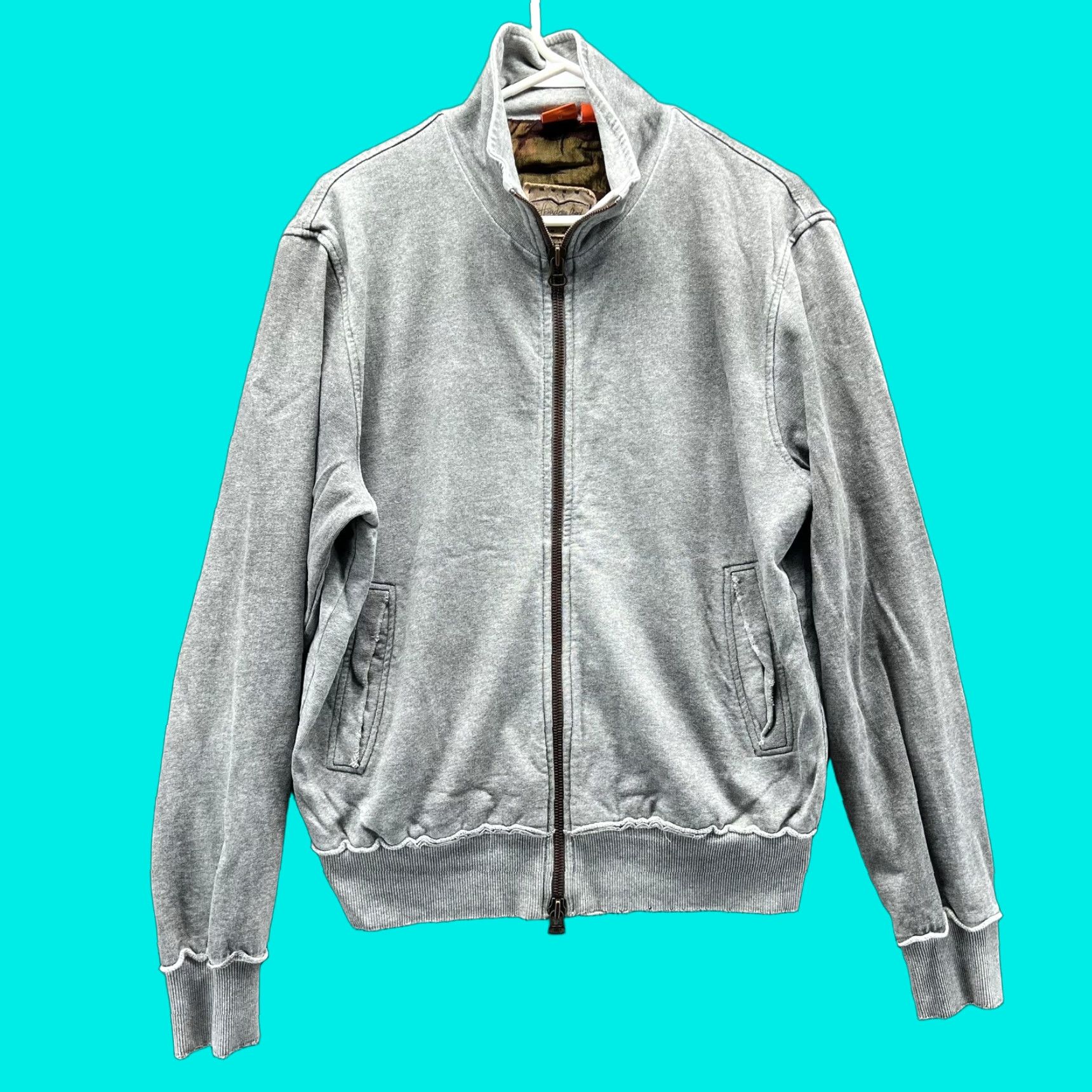 Hugo Boss VINTAGE Hugo Boss Jacket Mens M Gray Cotton Bomber Full Zip Lined Casual Outdoor Size US M / EU 48-50 / 2 - 1 Thumbnail